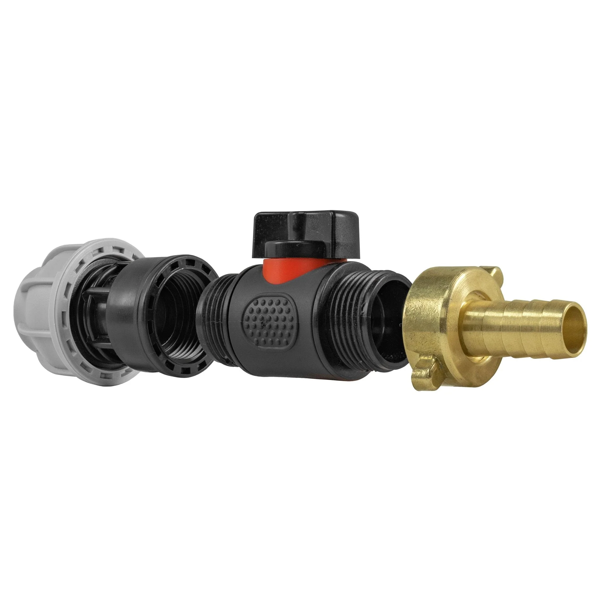 20mm MDPE Straight with In-Line BSPM Valve and 13mm Brass Barb - Image 5