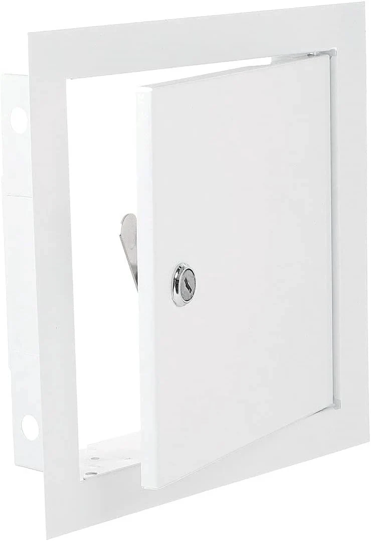 Access Panel Door Metal With Lock, White 200mm x 250mm - Image 25