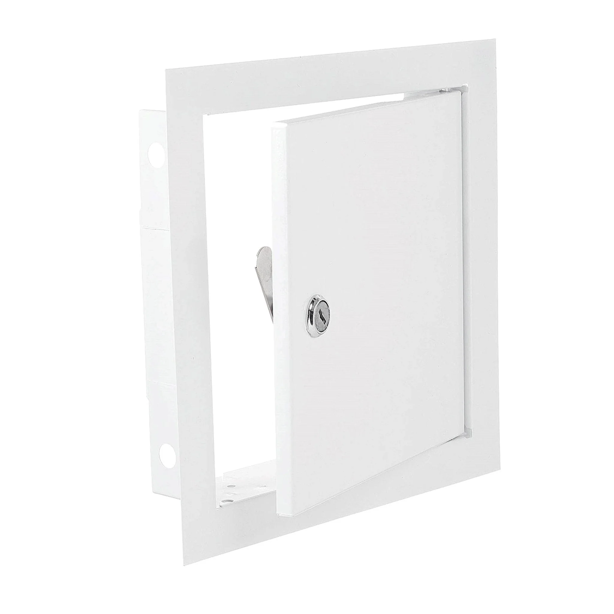 Access Panel Door Metal With Lock, White 300mm x 300mm