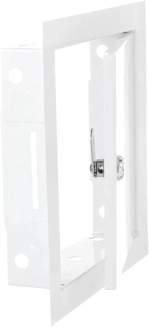 Access Panel Door Metal With Lock, White 400mm x 400mm - Image 4