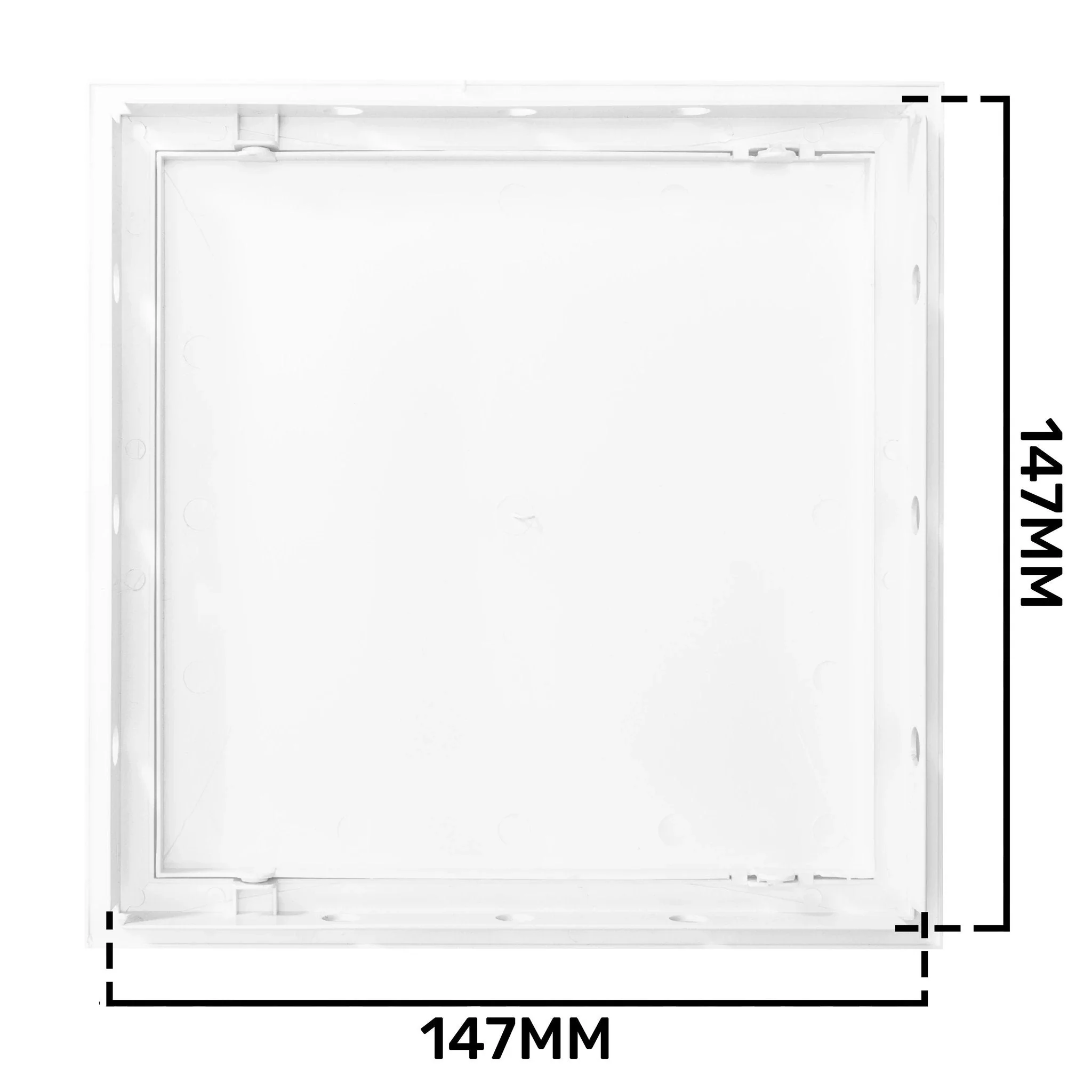 Access Panel Door PP, White 150mm x 150mm - Image 18