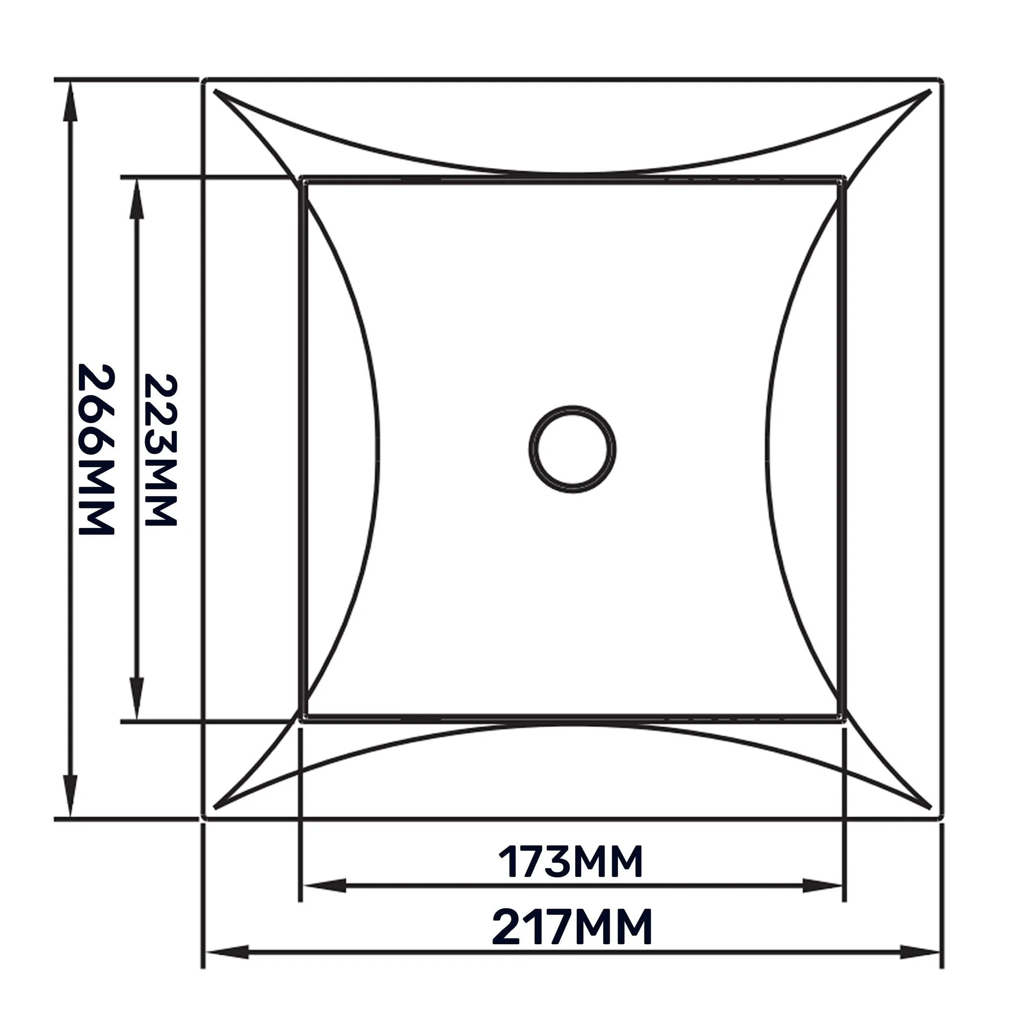 Access Panel Door PP, White 200mm x 250mm - Image 12
