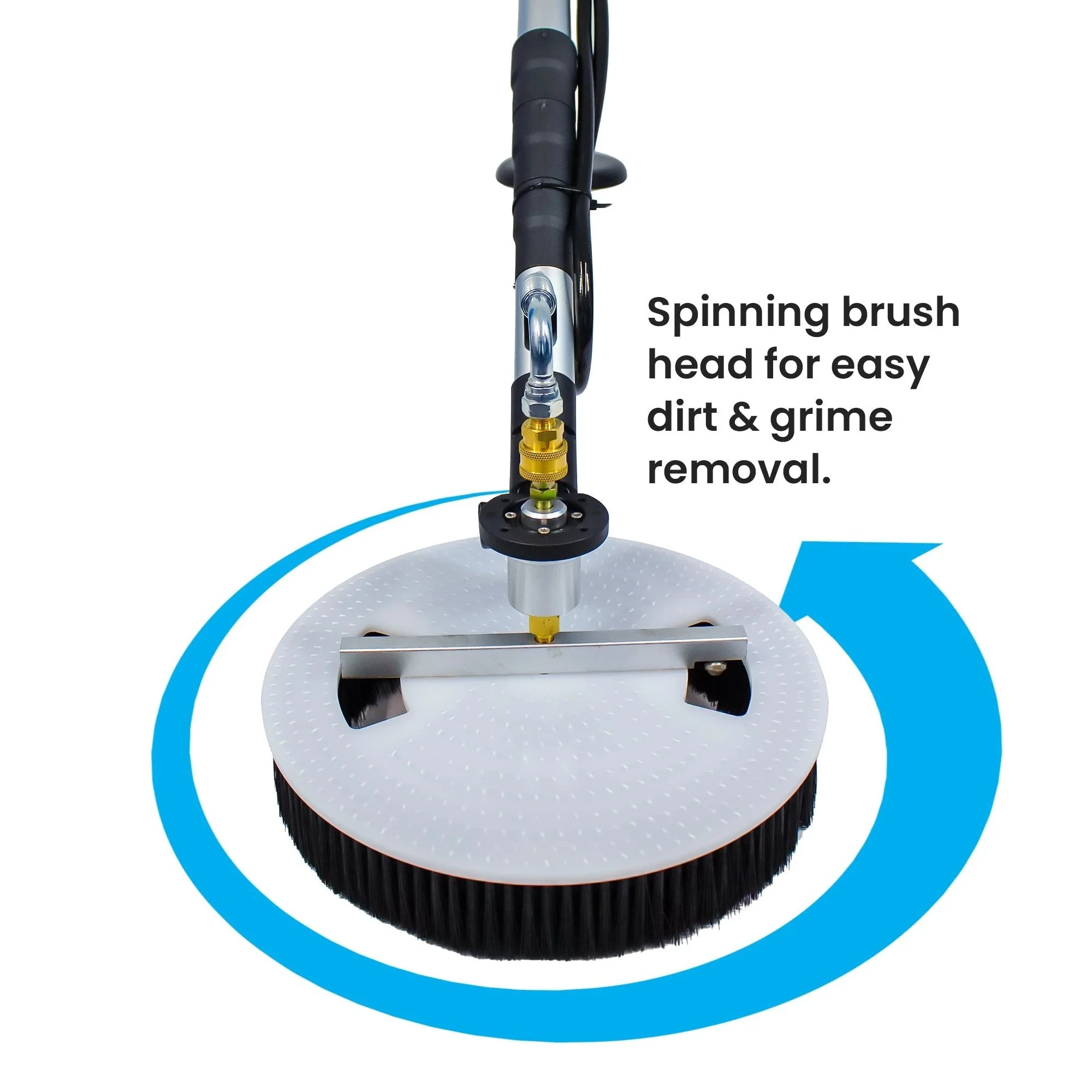Aquaspray Rotary Solar Panel/Roof Cleaning Brush With 18ft Telescopic Lance - Image 4