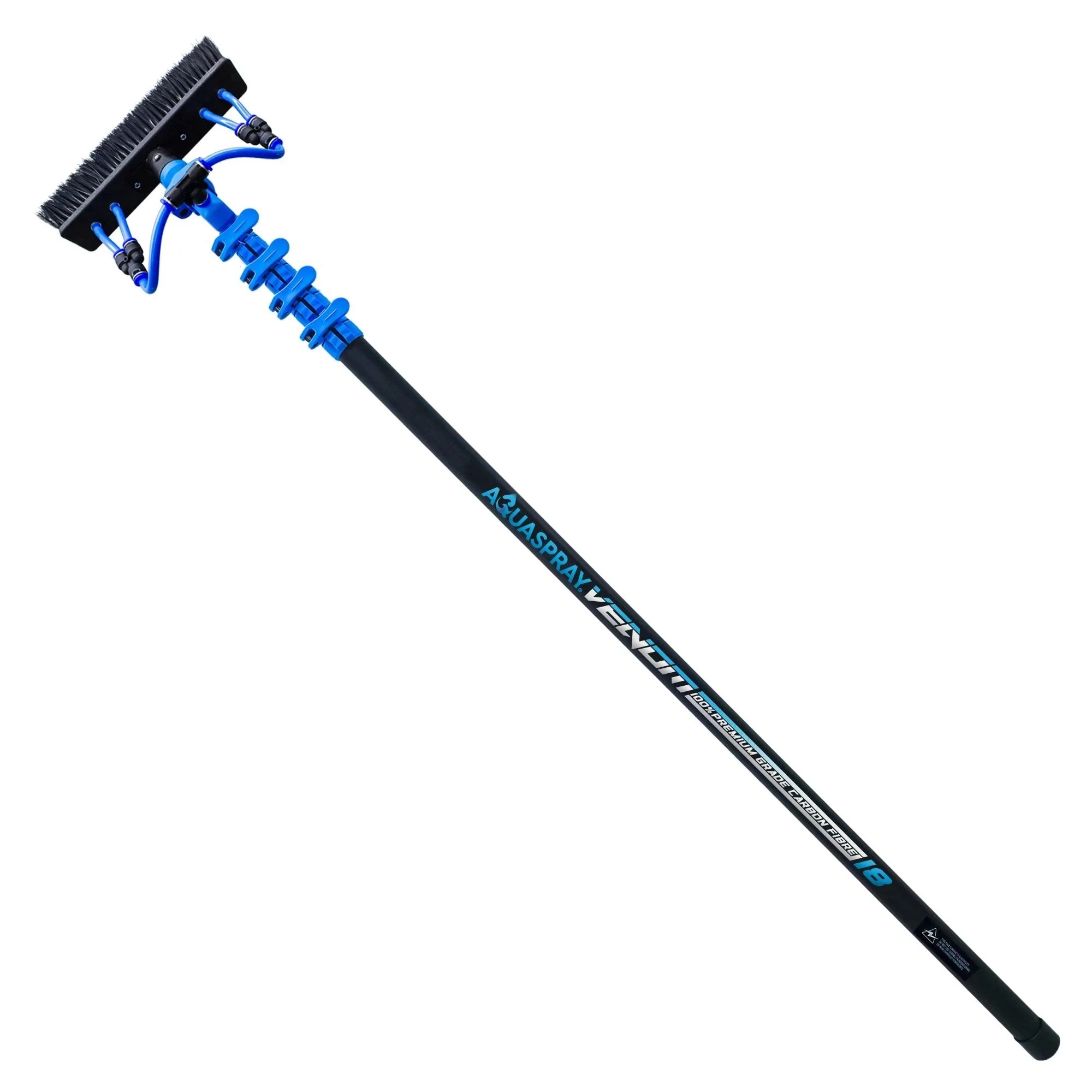 Aquaspray Venom 18ft 100% Carbon Fibre Waterfed Window Cleaning Pole 4-Section - Image 3
