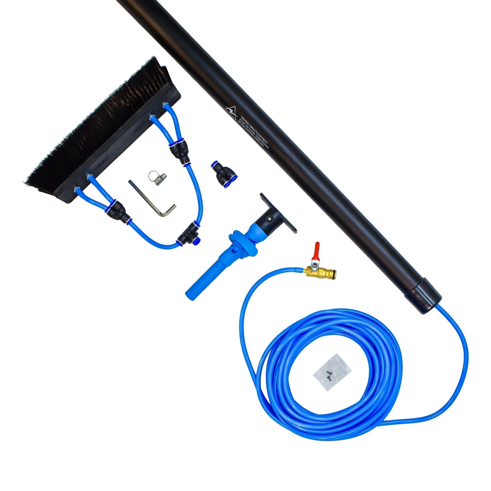 Aquaspray Venom 30ft Hybrid 70% Carbon, 30% Fiberglass Waterfed Window Cleaning Pole – 6 Sections - Image 12