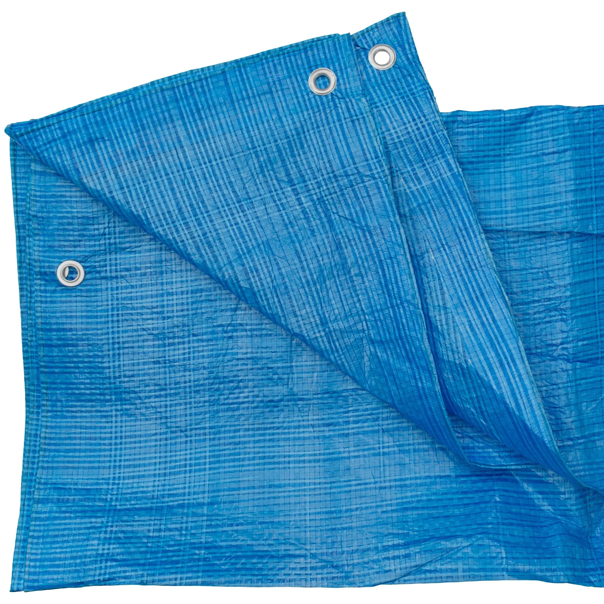 Blue S-Grade Tarpaulin with 10 Metres of 8mm Bungee Rope - Image 7