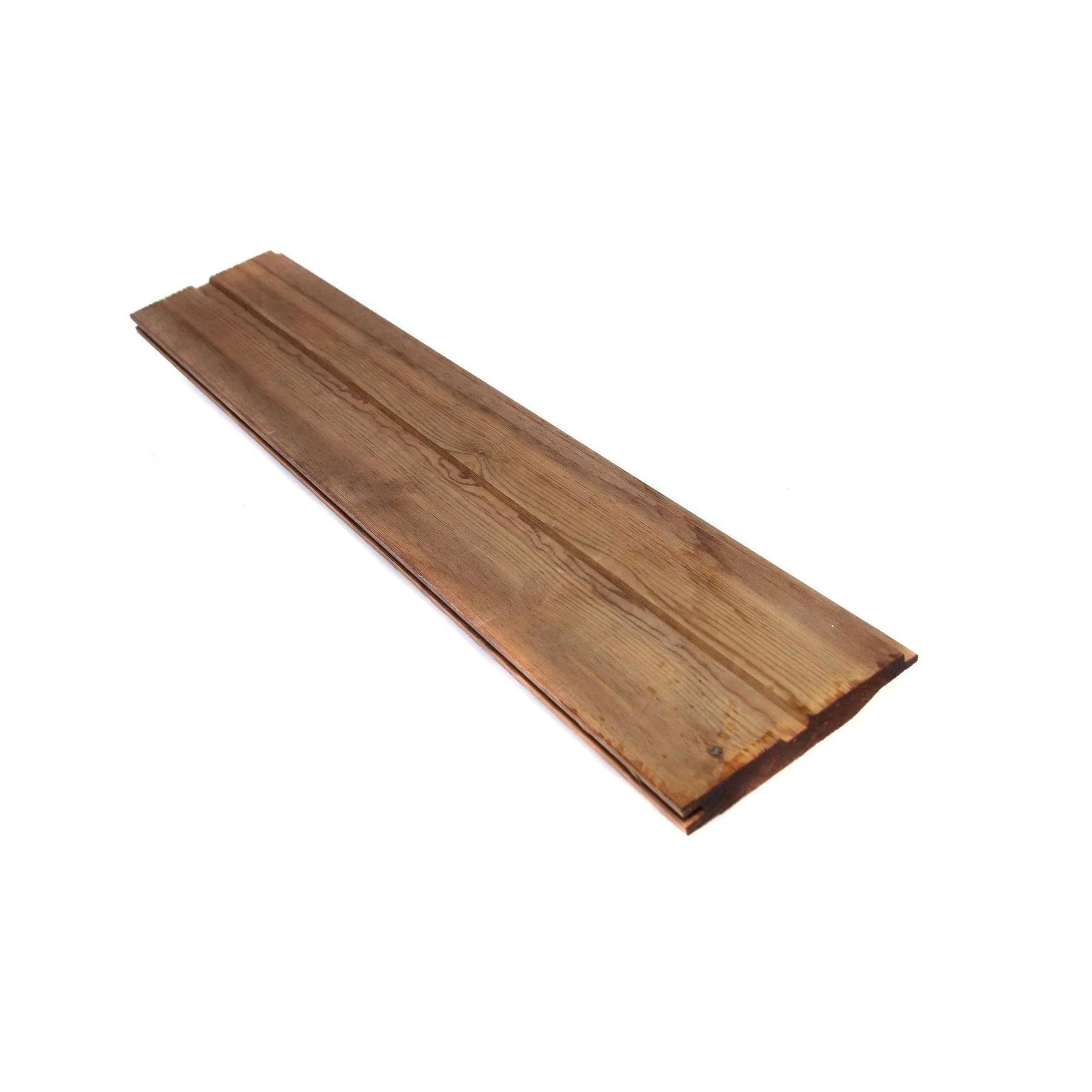 Brown Treated Wooden Shiplap Cladding 19mm x 125mm (5x3/4") - Image 3