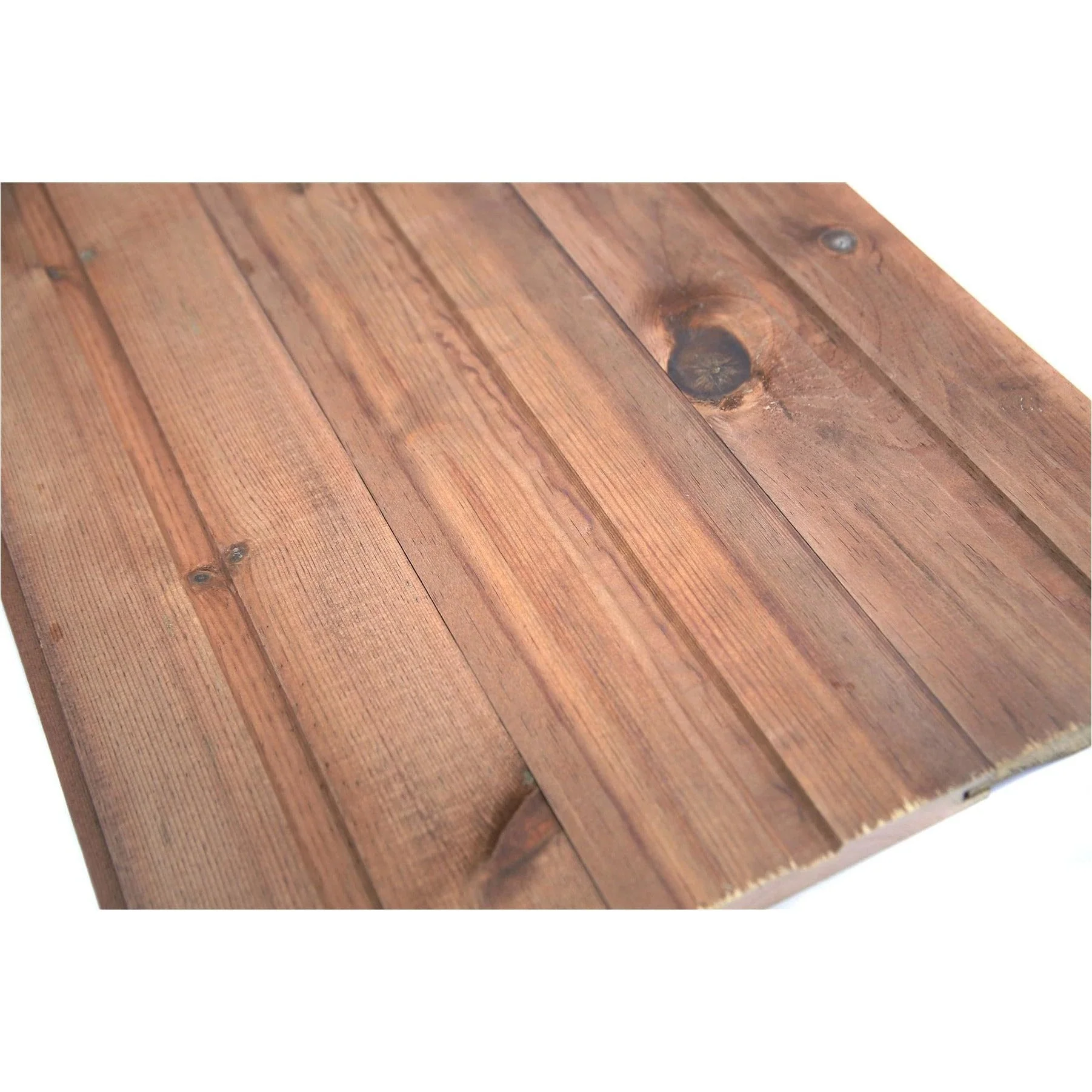 Brown Treated Wooden Shiplap Cladding 19mm x 125mm (5x3/4") - Image 9