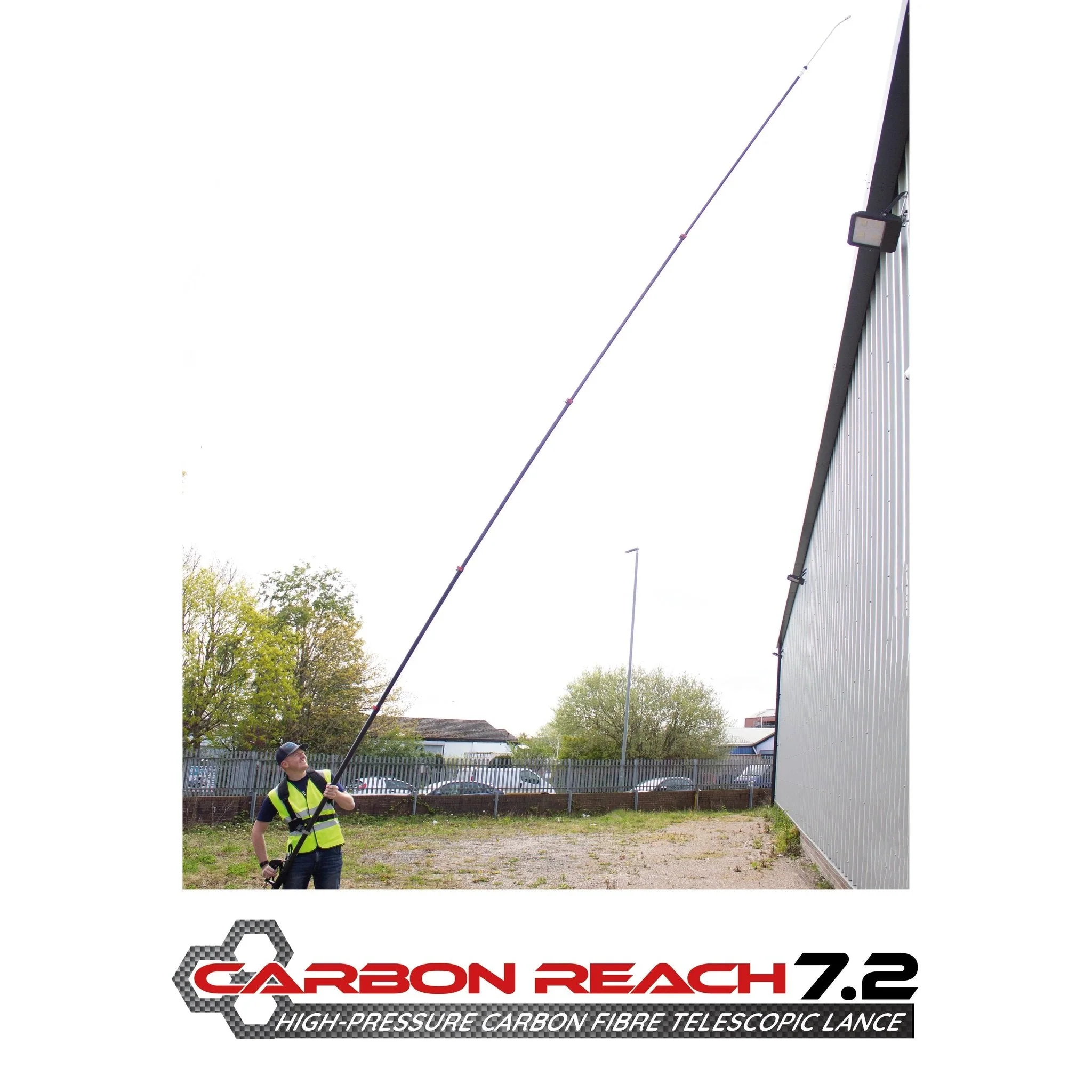 Carbon Reach 7.2 Metre Telescopic Carbon Fibre Lance - Image 10