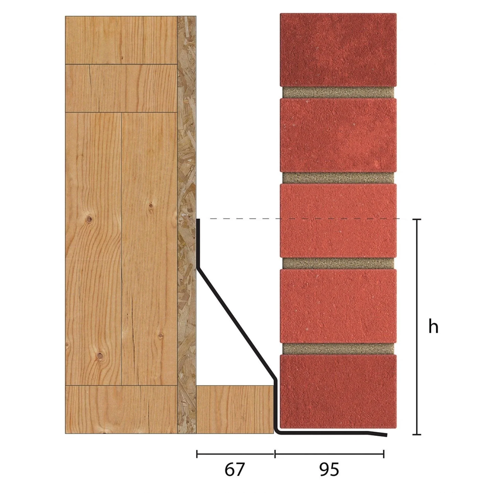 Catnic Timber Frame Lintel CTF7 70-85mm Cavity, - Image 2
