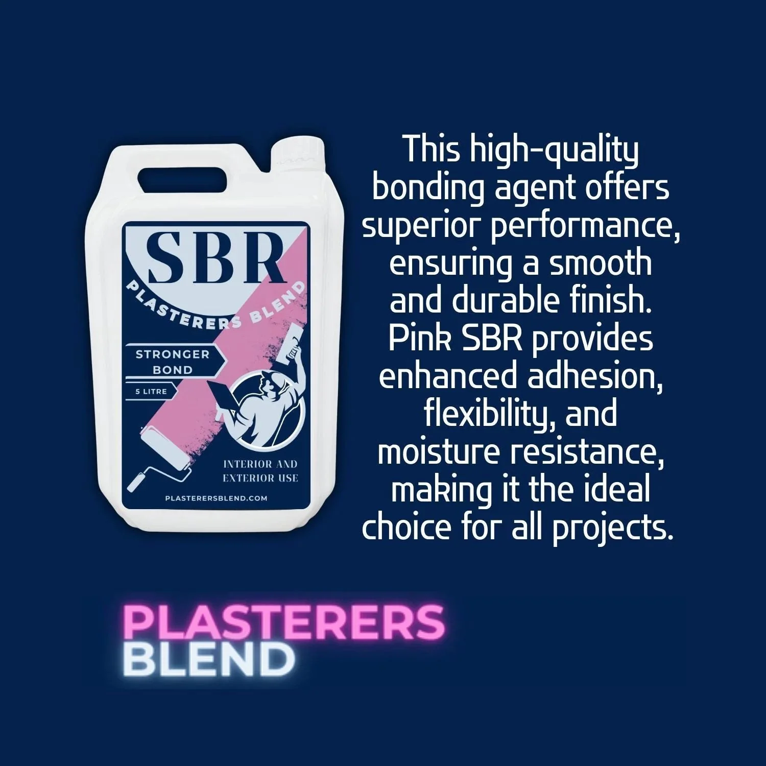 CLEAR 5 Litres Plasterers Blend SBR - Image 5