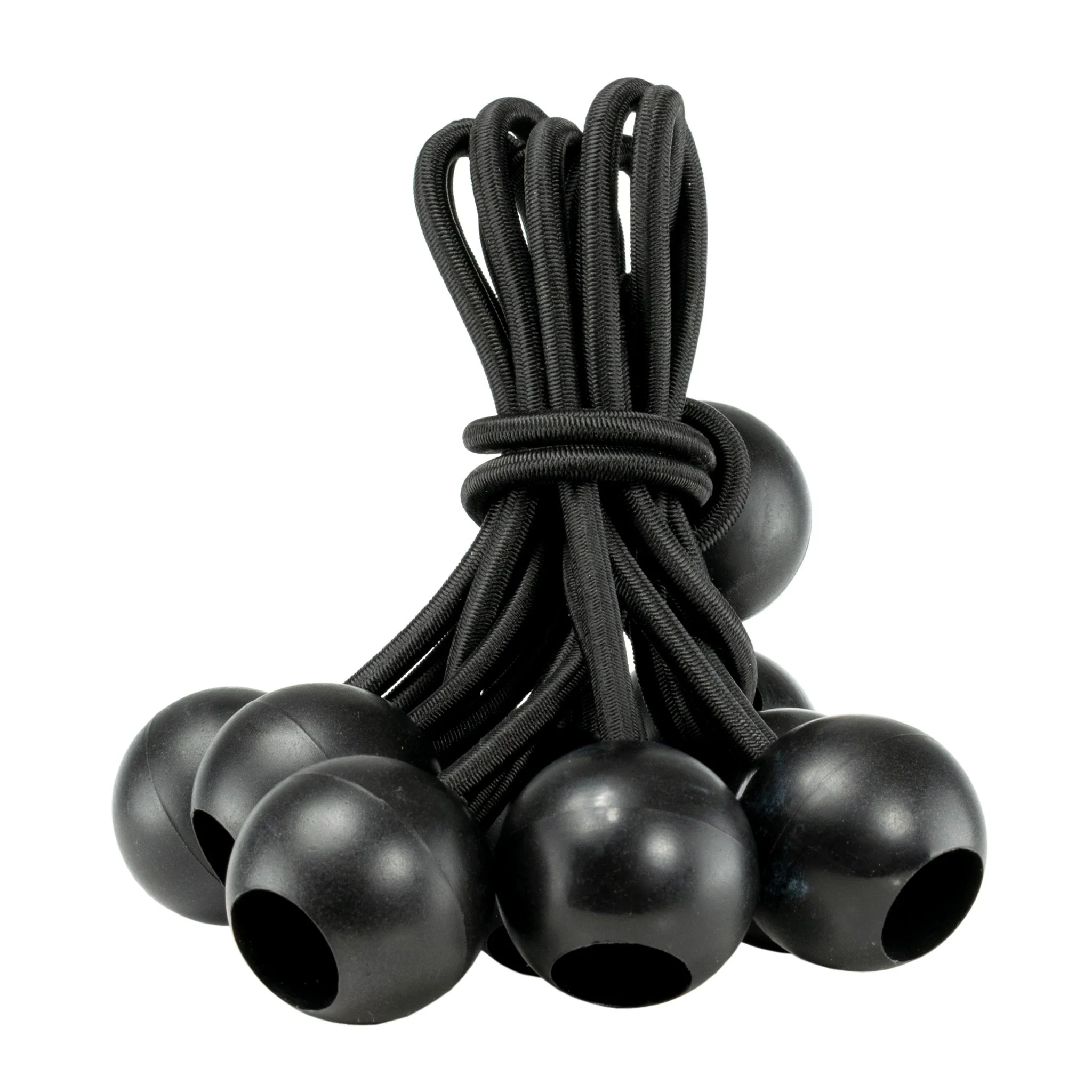 Clear XL-Grade Tarpaulin with 10 x 6" Bungee Balls (Black) and 10 x Screw Type Tarp Clips - Image 15