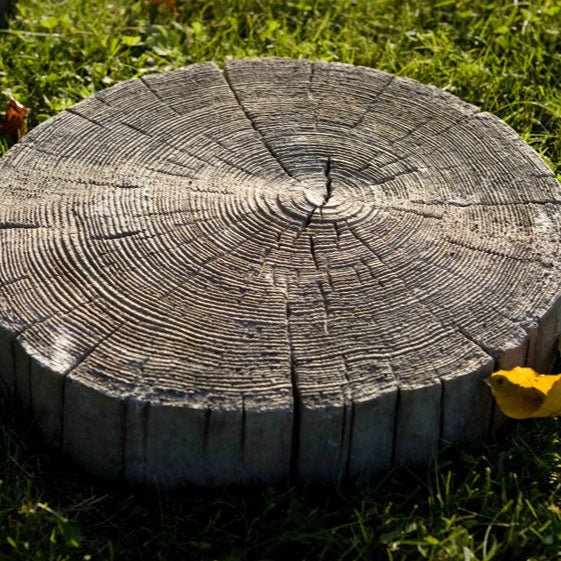 Driftwood Log Garden Stepping Stone 360mm Brown Oak - Pack of 20 - Image 5