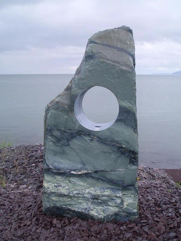 Drilled Slate Hollolith - Image 2