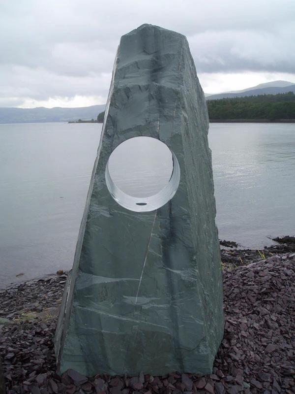 Drilled Slate Hollolith - Image 3