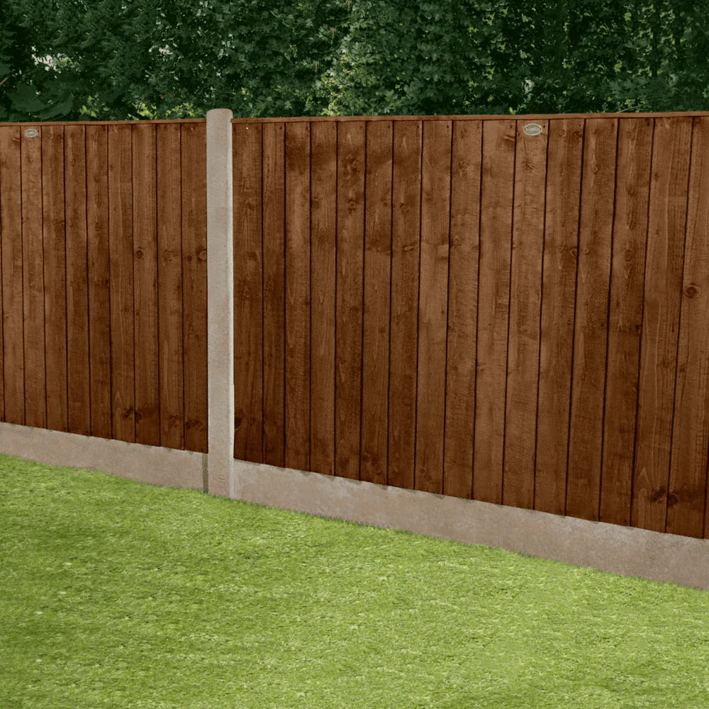 Feather Edge Fencing Boards Pressure Treated Brown 125mm - Image 3