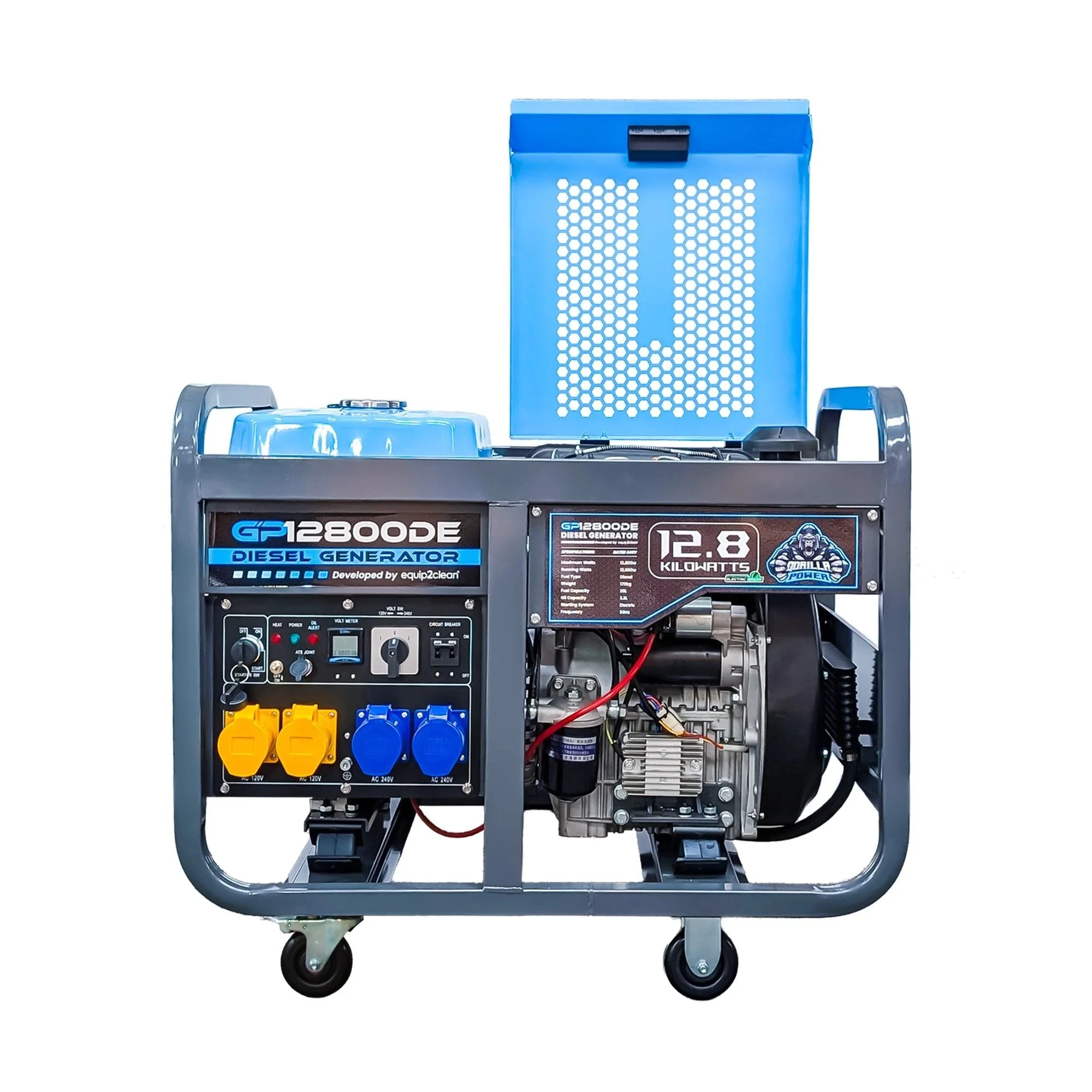 Gorilla Power 12800W Diesel Generator with Key Start - GP12800DE – High-Performance & Heavy-Duty Power - Image 12