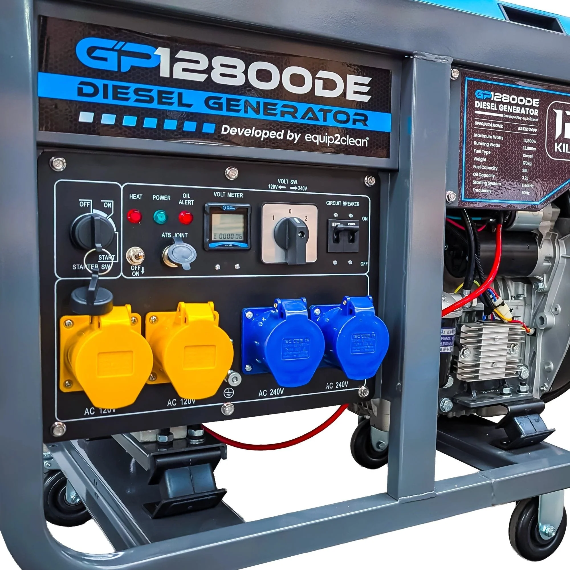 Gorilla Power 12800W Diesel Generator with Key Start - GP12800DE – High-Performance & Heavy-Duty Power - Image 13