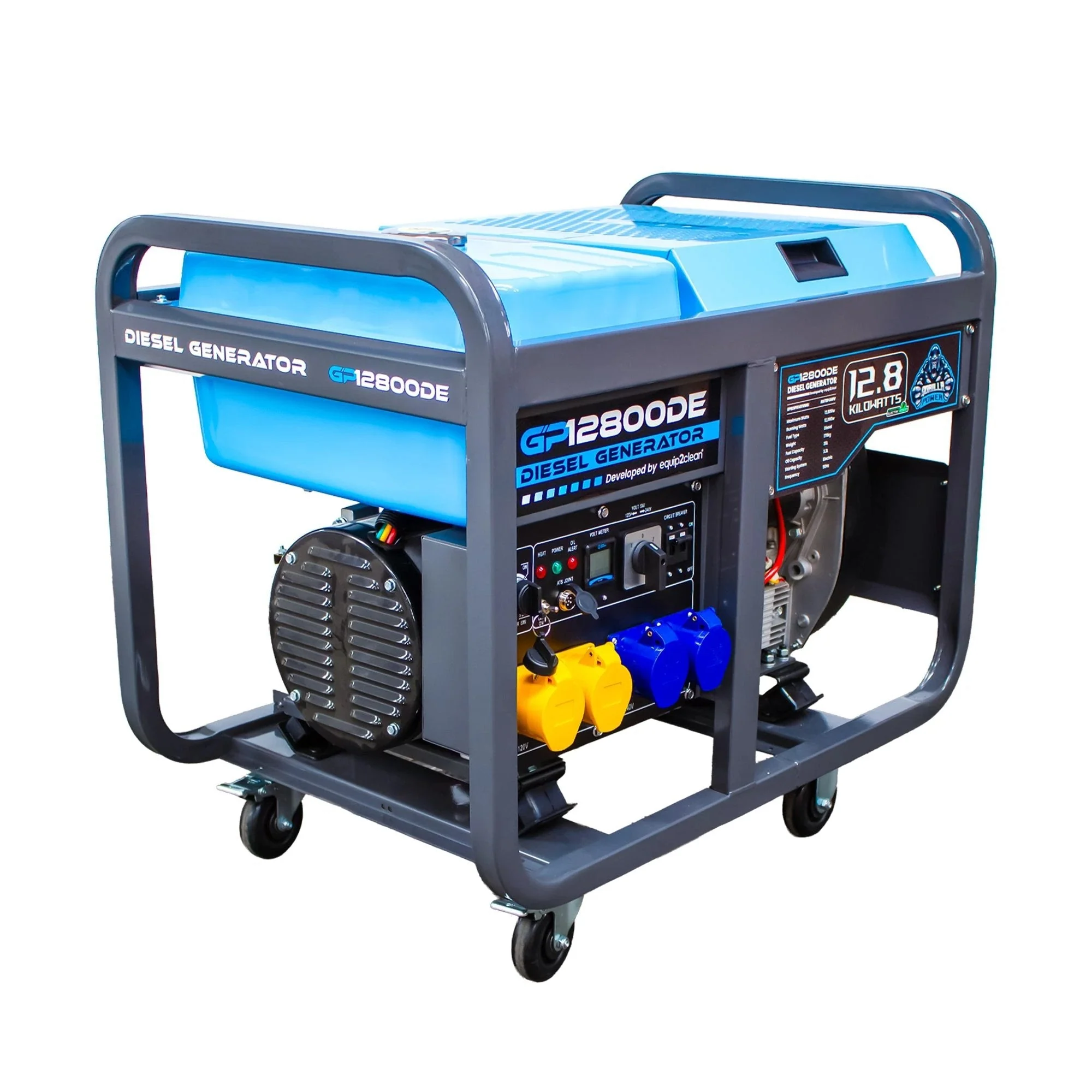 Gorilla Power 12800W Diesel Generator with Key Start - GP12800DE – High-Performance & Heavy-Duty Power - Image 4
