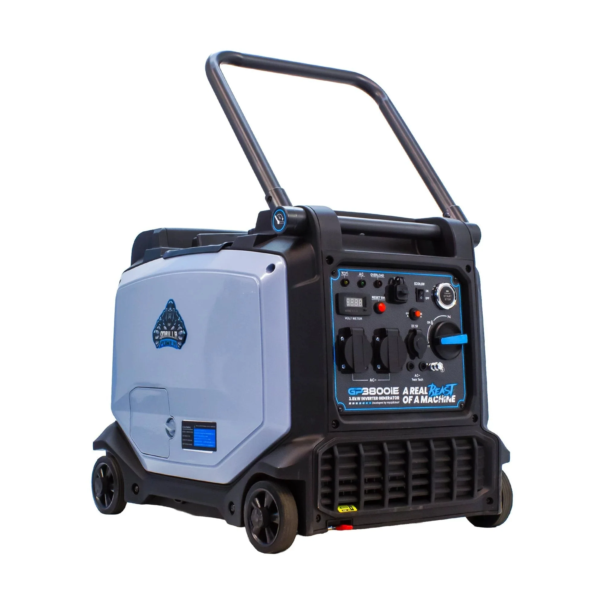 Gorilla Power 3800W Inverter Suitcase Generator with Electric Start - GP3800iE  – Reliable Power On-The-Go - Image 17