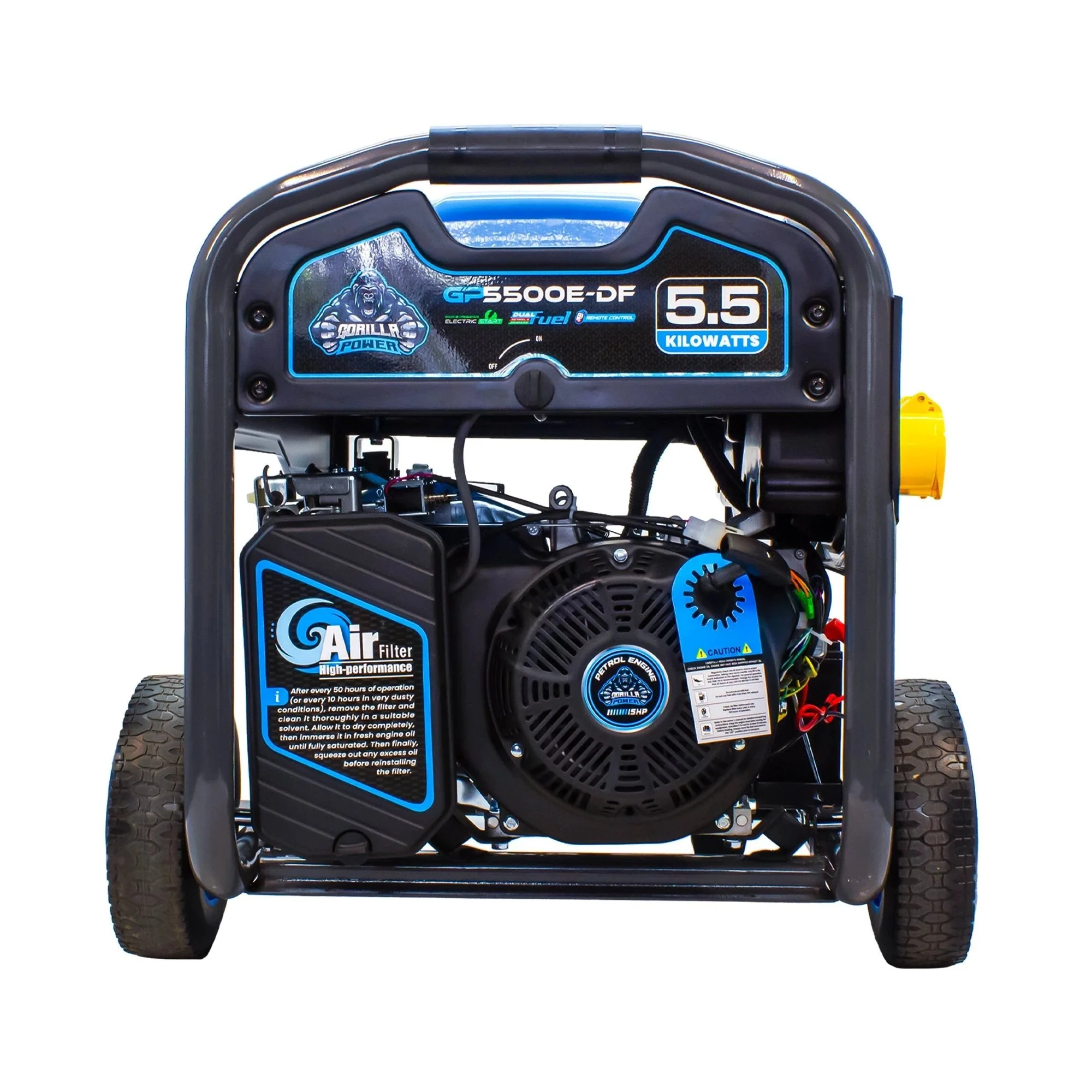 Gorilla Power 5500W Dual-Fuel Generator with Electric Start - GP5500E-DF  – Reliable & Fuel Efficient - Image 7