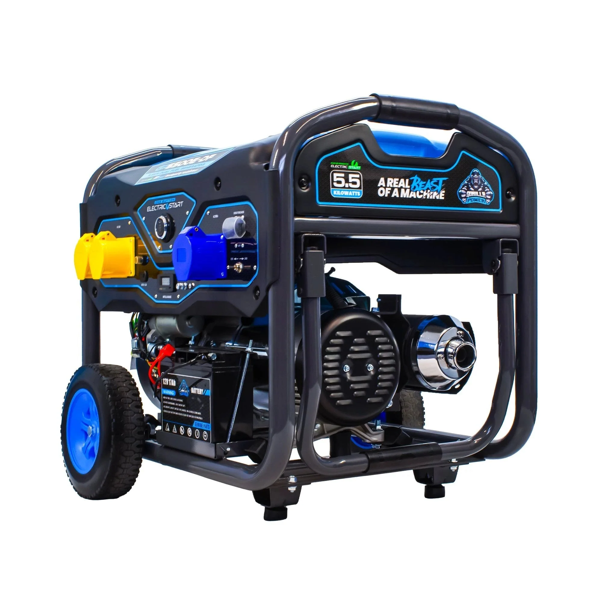 Gorilla Power 5500W Dual-Fuel Generator with Electric Start - GP5500E-DF  – Reliable & Fuel Efficient - Image 8
