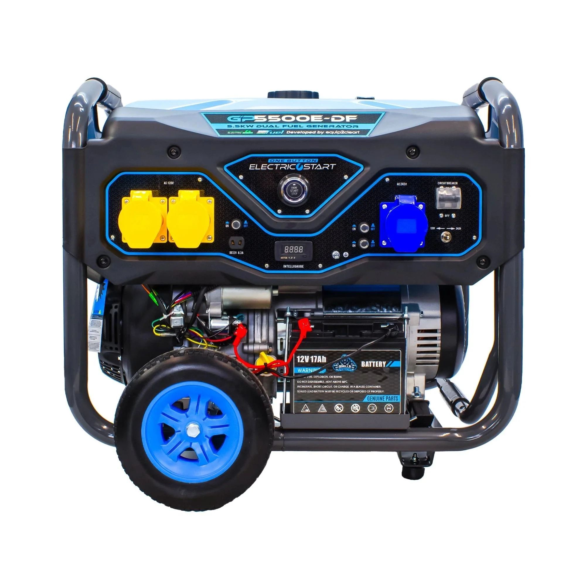 Gorilla Power 5500W Dual-Fuel Generator with Electric Start - GP5500E-DF  – Reliable & Fuel Efficient - Image 9