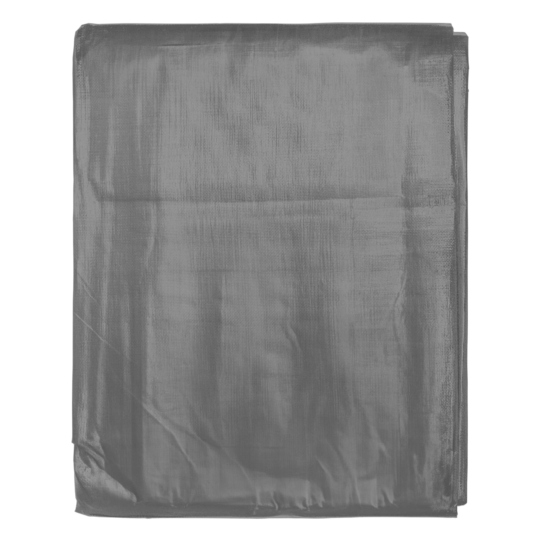 Grey L-Grade Tarpaulin with 10 Metres of 8mm Bungee Rope - Image 4