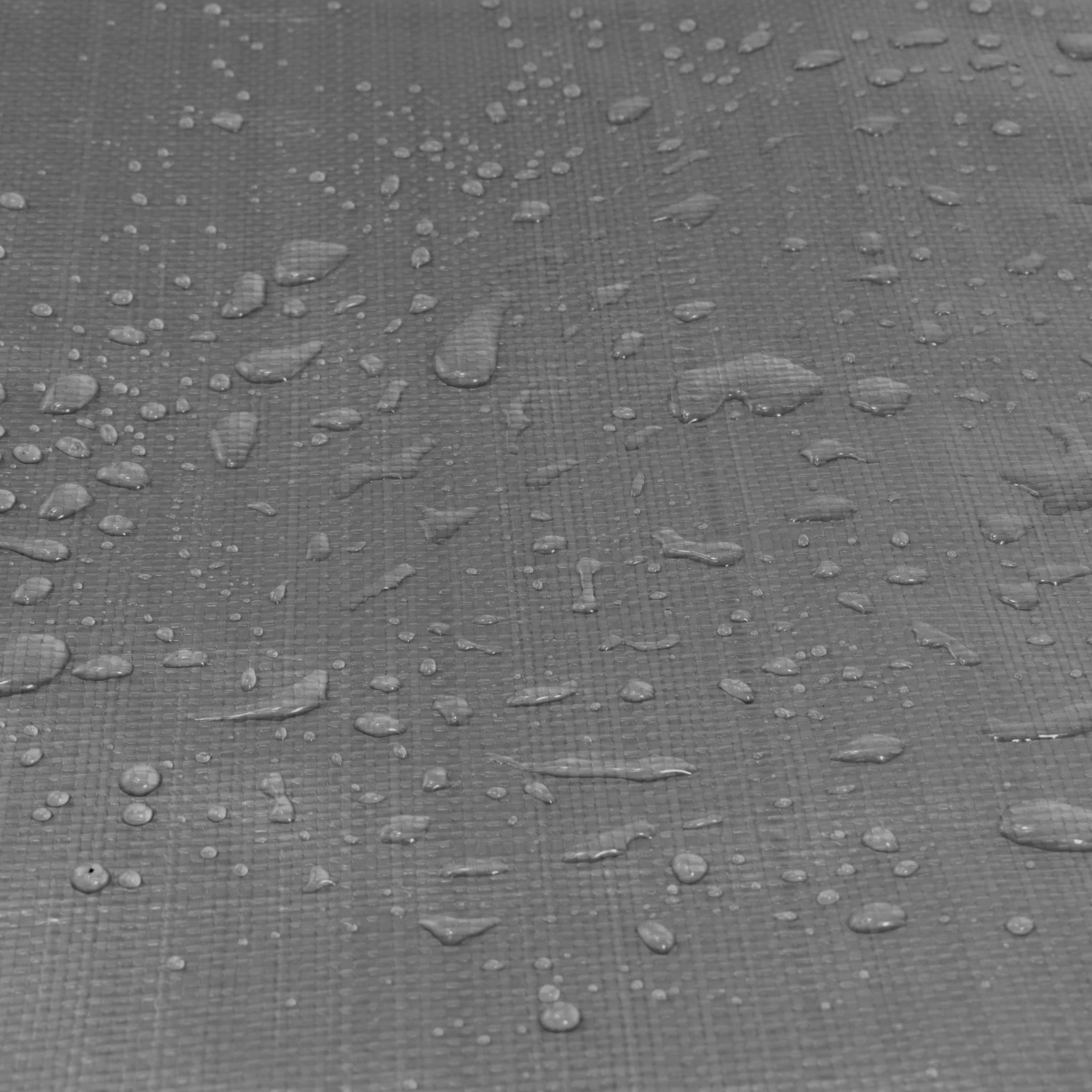 Grey L-Grade Tarpaulin with 10m of 6mm Bungee Rope and 10 x Slide Type Tarp Clips - Image 6