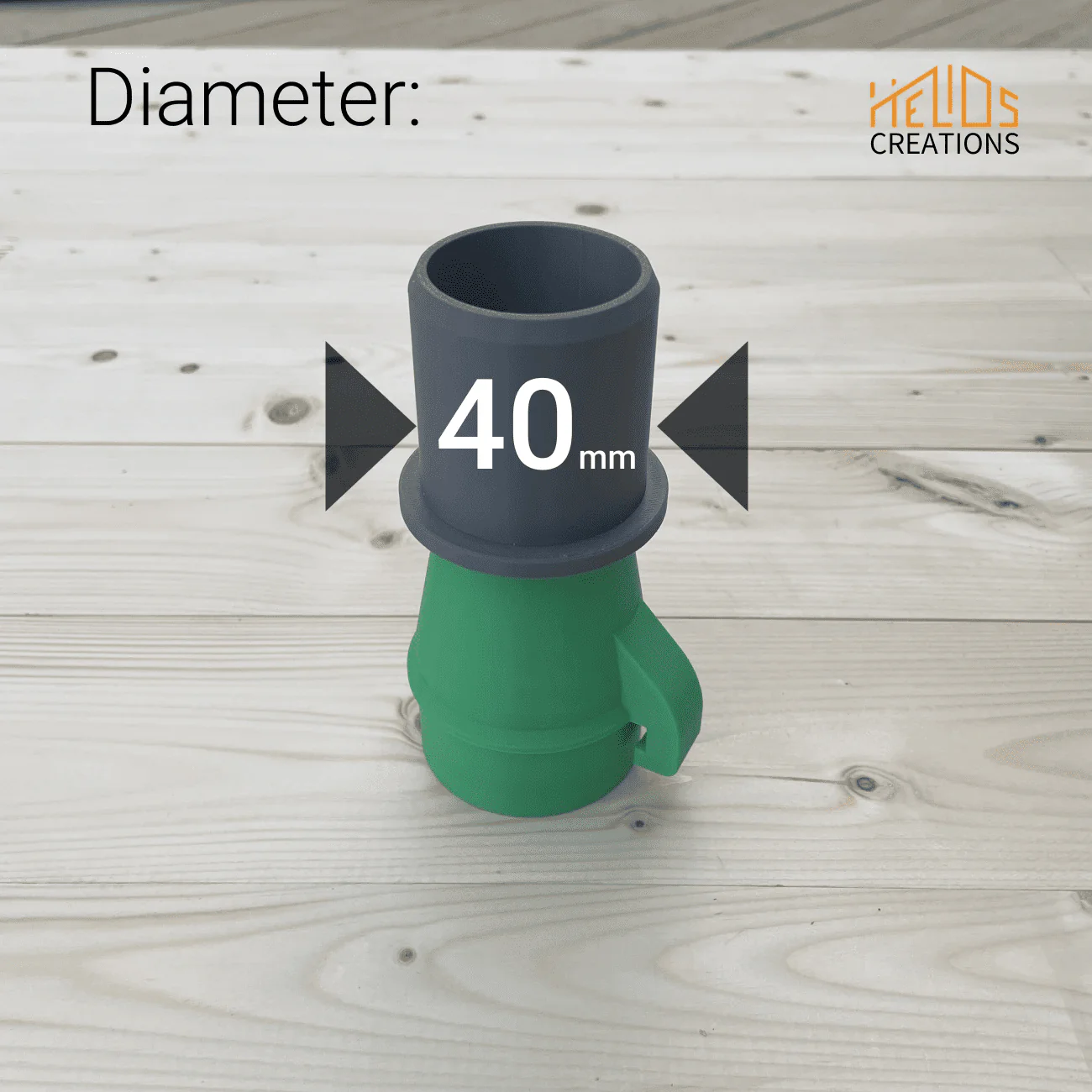 Hose Adapter for Hikoki C3610DRA & C8FSHG Mitre Chop Saw to 38, 40, 45, 50, 63 mm Hose Pipe - Image 8
