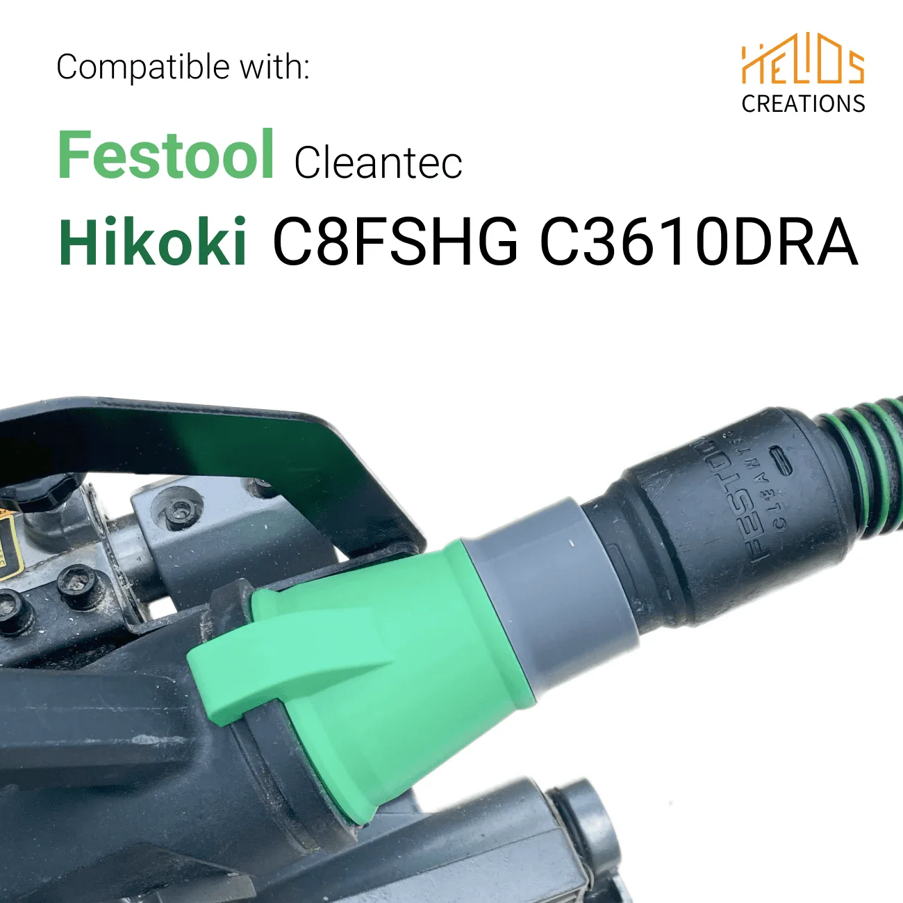 Hose Adaptor For Hikoki  Mitre Saw to Festool Cleantec - Image 2