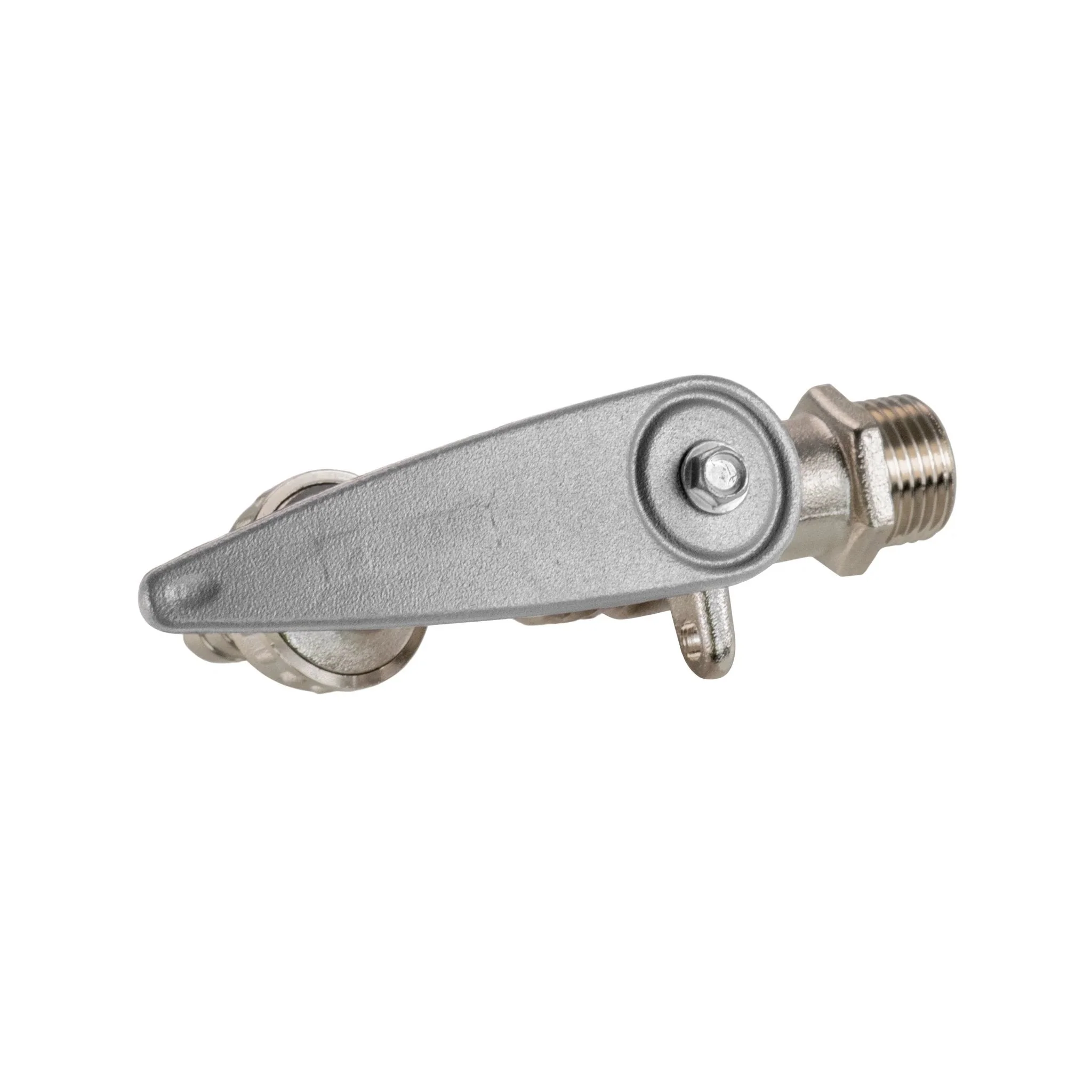 IBC 2" S60X6 - 1/2" BSP Cap with Lever Tap Hose Barb and Side Lock - Image 5