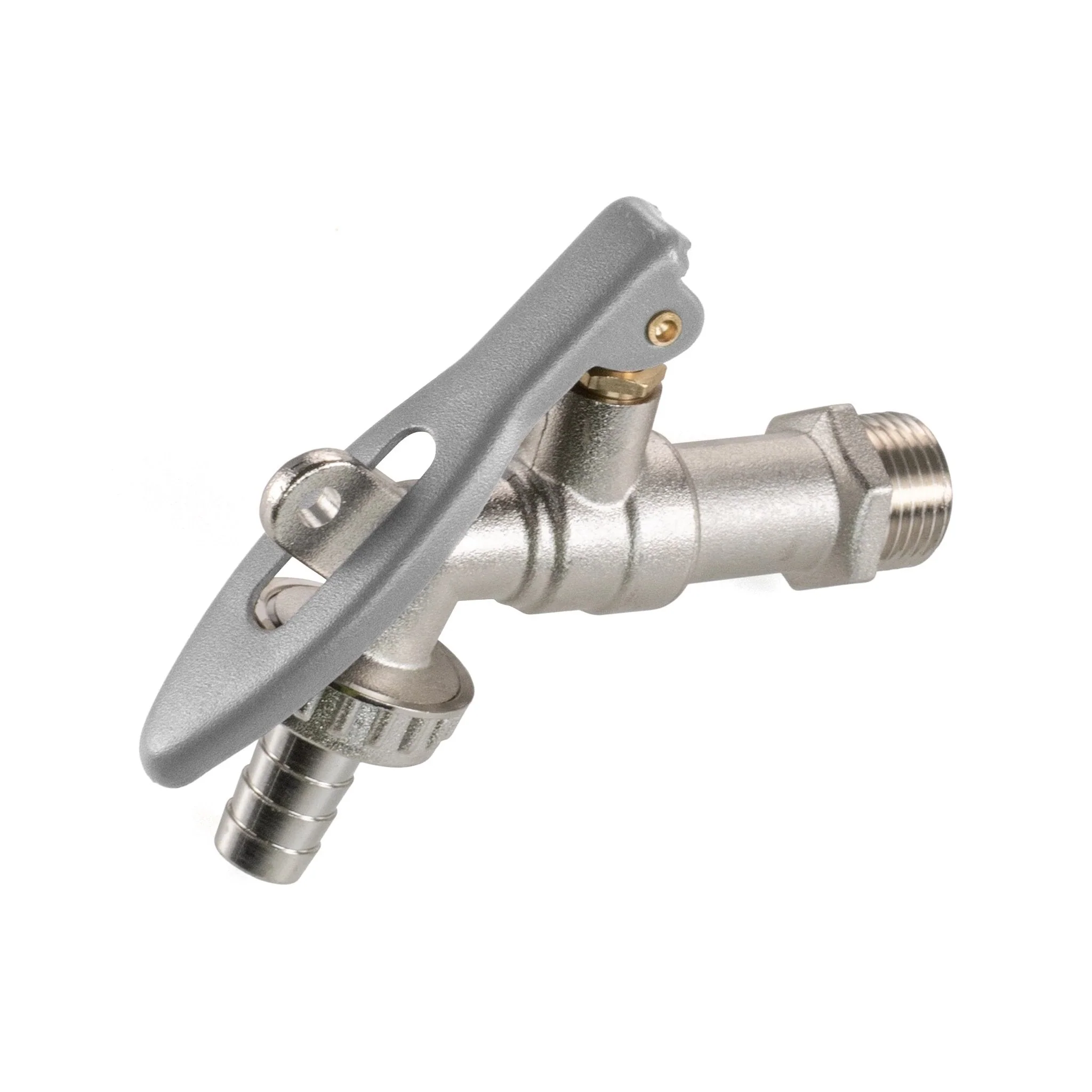 IBC 2" S60X6 - 1/2" BSP Extender Adaptor with Lever Tap Hose Barb and Lever Lock - Image 15