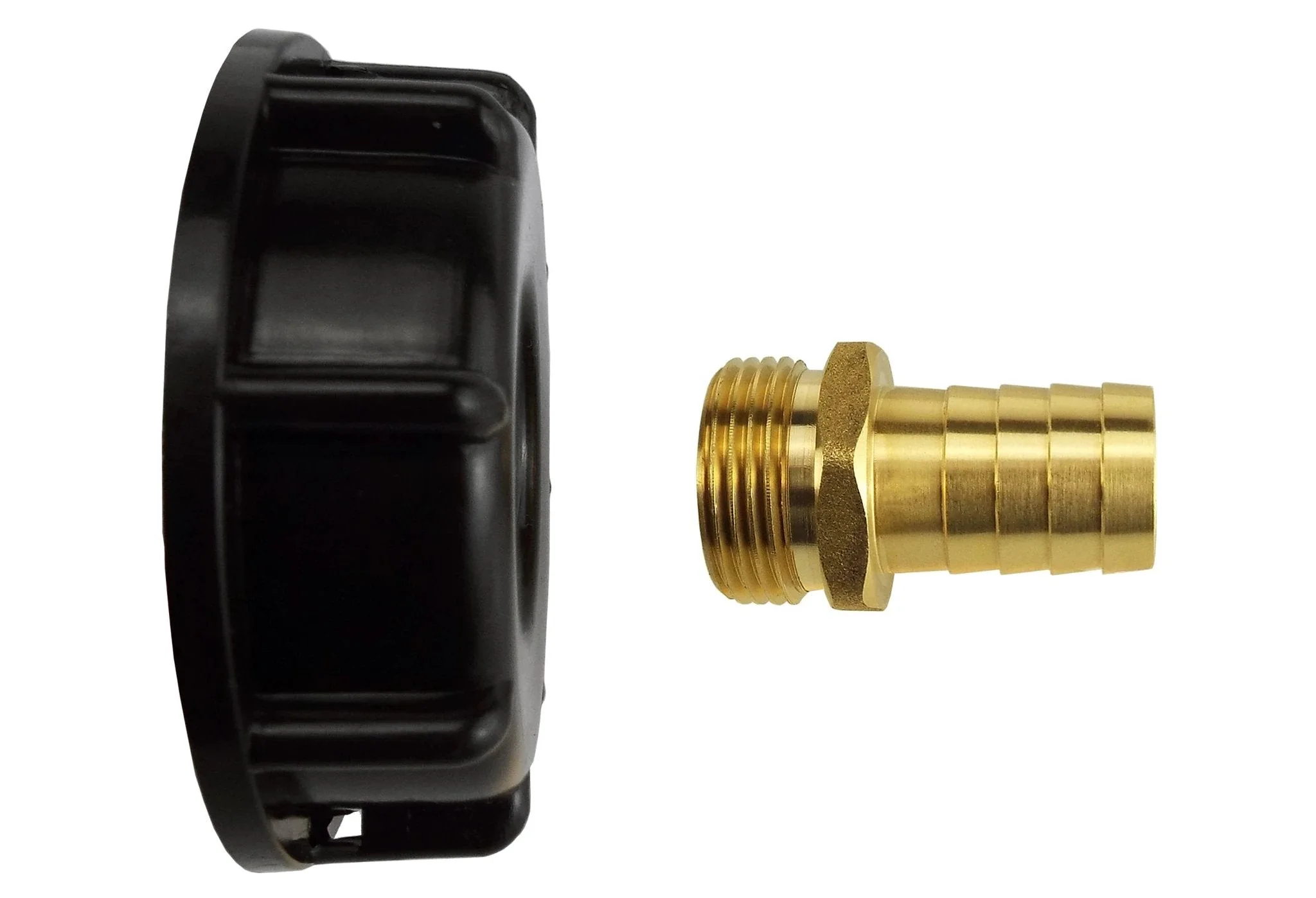 IBC 2” S60X6 Cap with 13mm Brass Barb - Image 4