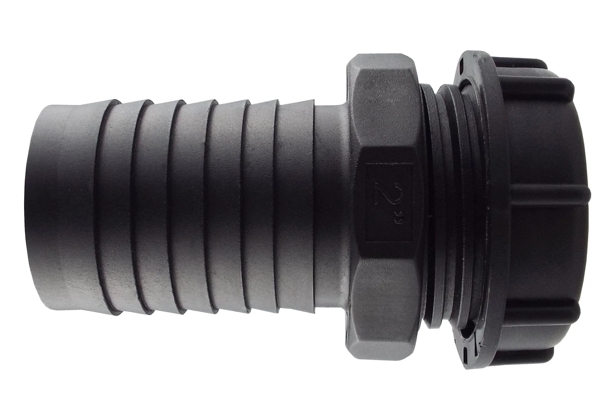 IBC 2” S60X6 Cap with 2” Barb