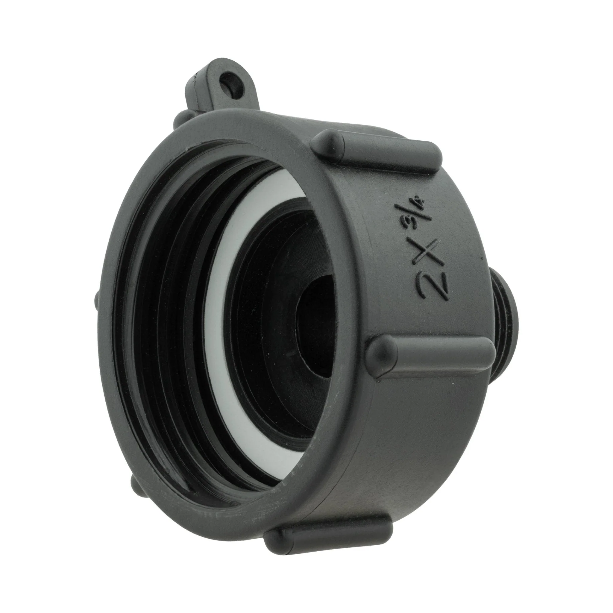 IBC 2” S60X6 Cap with Adjustable Tap Connector Lime - Image 3