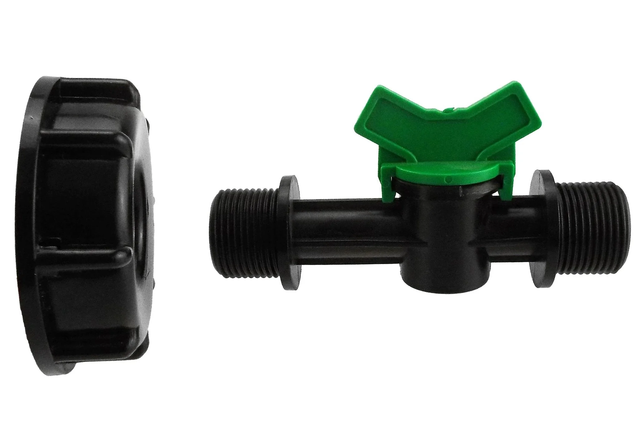IBC 2” S60X6 Cap with ¾” BSP Male Threaded Irrigation Valve - Image 7