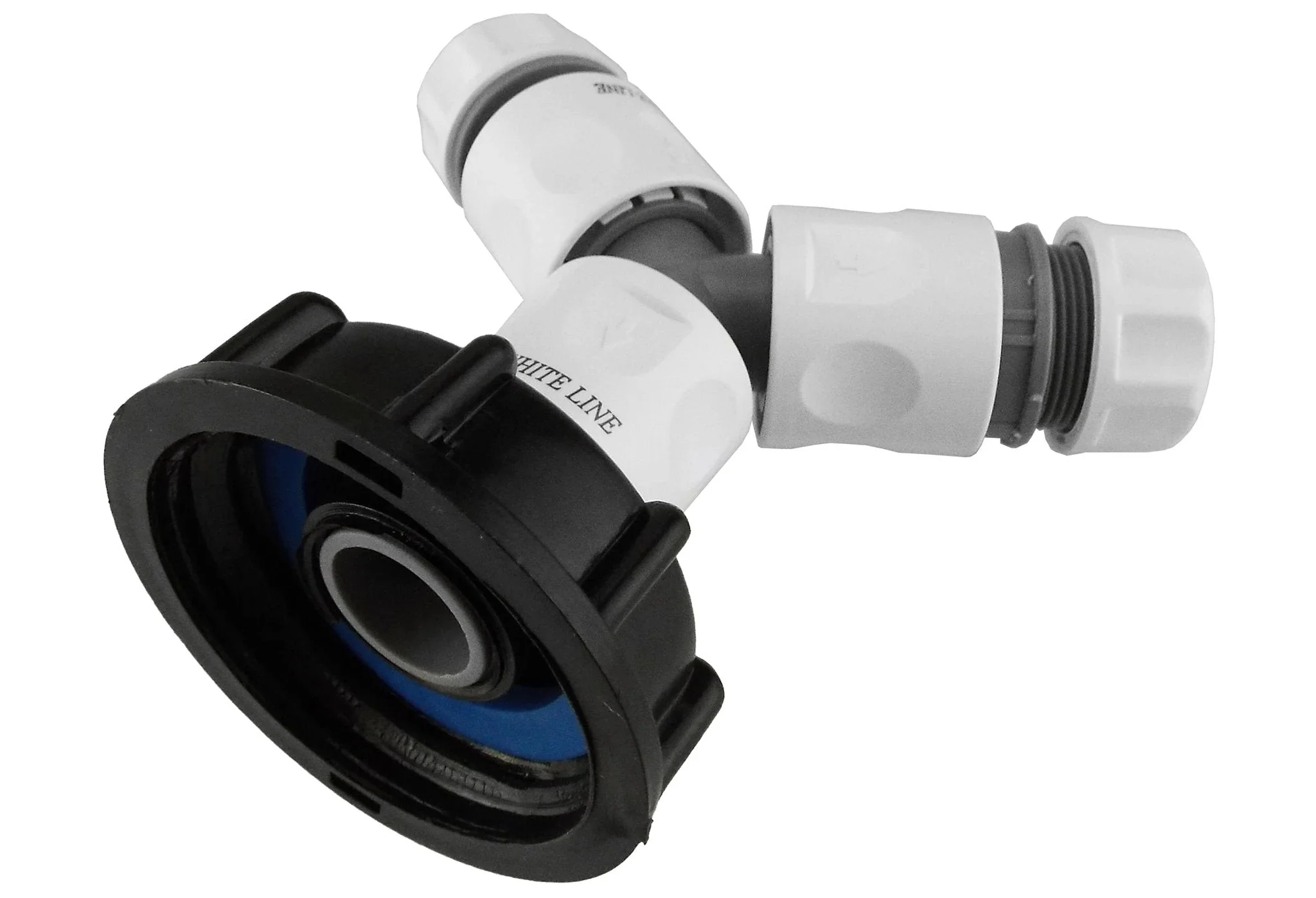 IBC 2” S60X6 Cap with ¾” BSP Threaded Hose Connector, Three Way and Hose Connectors - Image 6