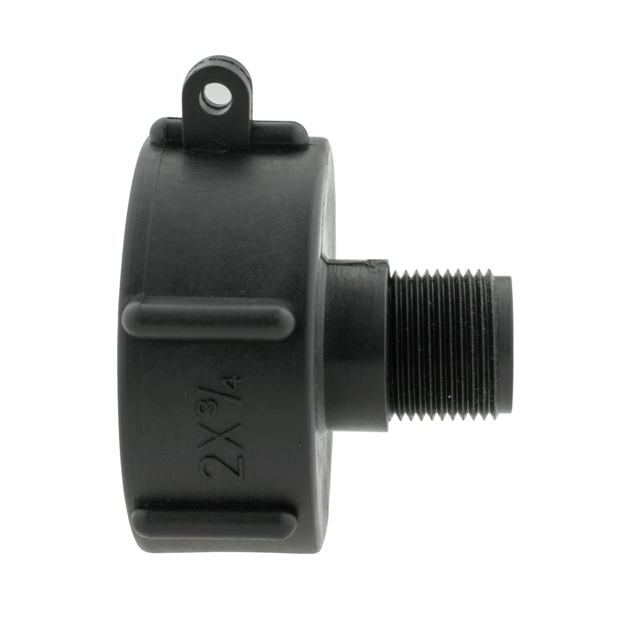 IBC 2” S60X6 Cap with BSPF Thread-Quick Connect Male Valve and Hose Connector 3/4" BSPM - Image 6