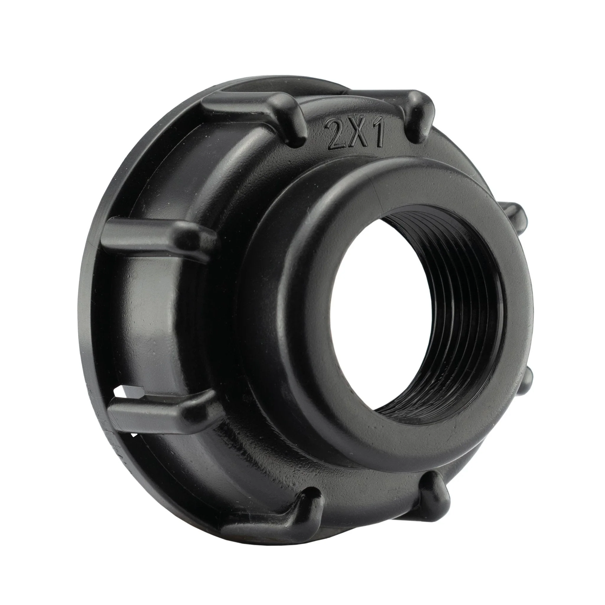 IBC 2” S60X6 Cap with Large Plastic Valve and MDPE Elbow 25mm - Image 2
