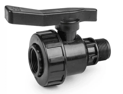 IBC 2” S60X6 Cap with Large Plastic Valve and MDPE Straight 32mm - Image 6