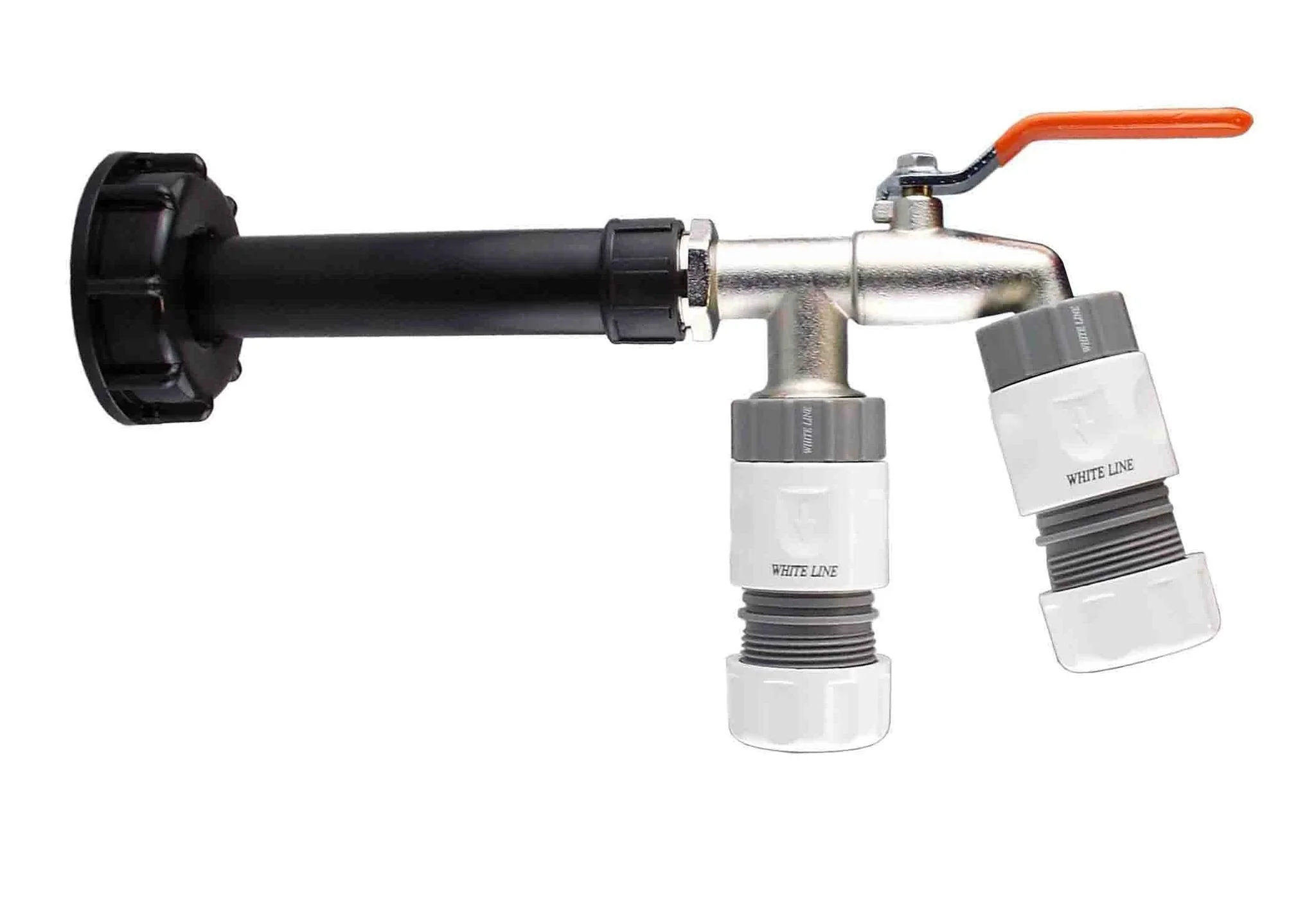 IBC 2” S60X6 Cap with Water Filter, Double Lever Tap and Max Flo Hose Connectors Set - Image 16