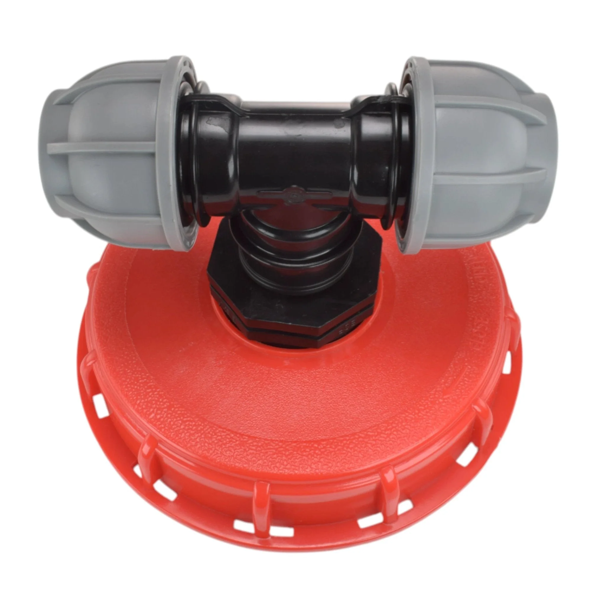 IBC 6-inch Cap Kit with 20mm MDPE Tee - Image 4