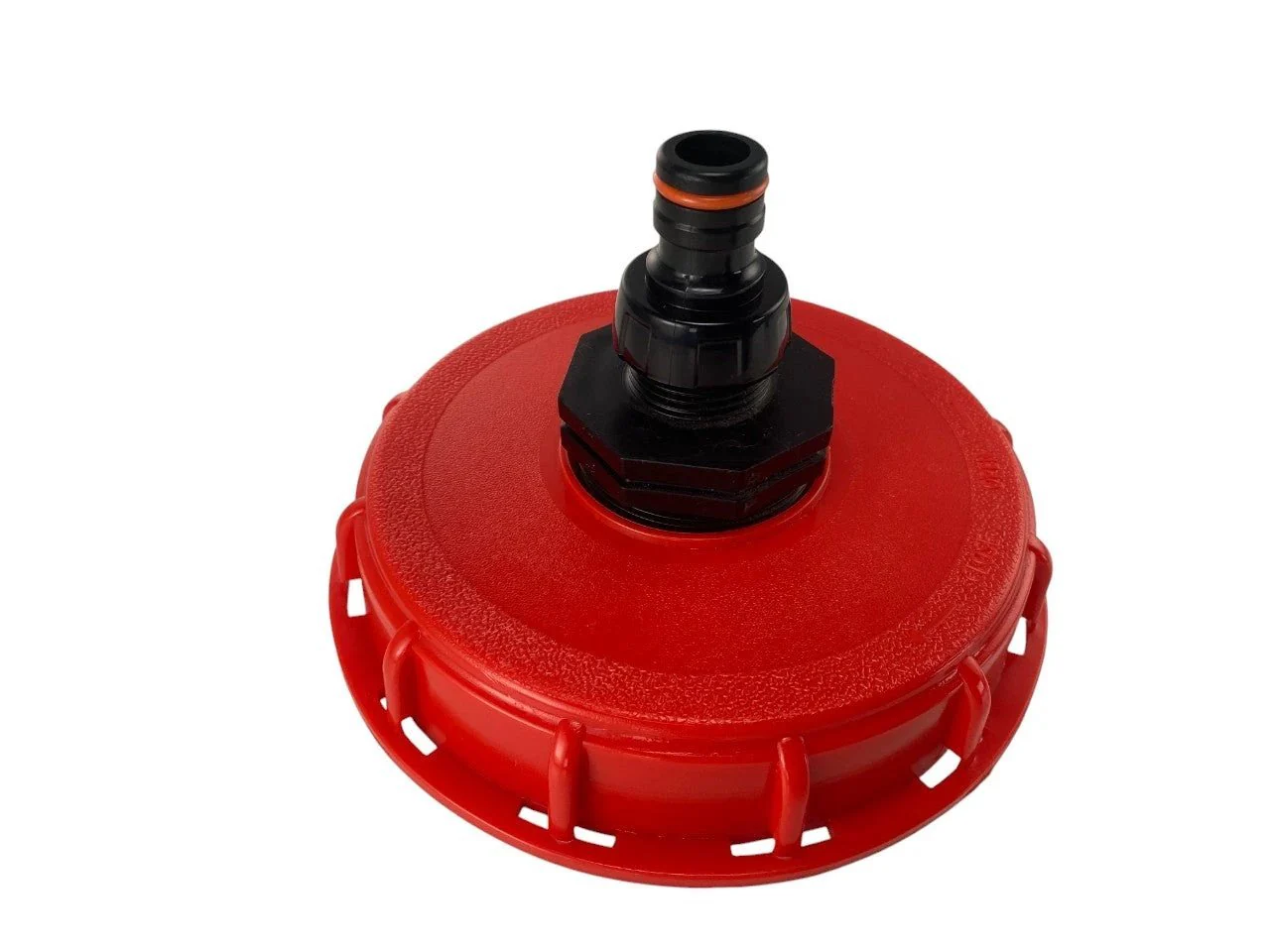 IBC 6-inch Cap Kit with 3/4” Hose Pipe Connector (Black) - Image 4