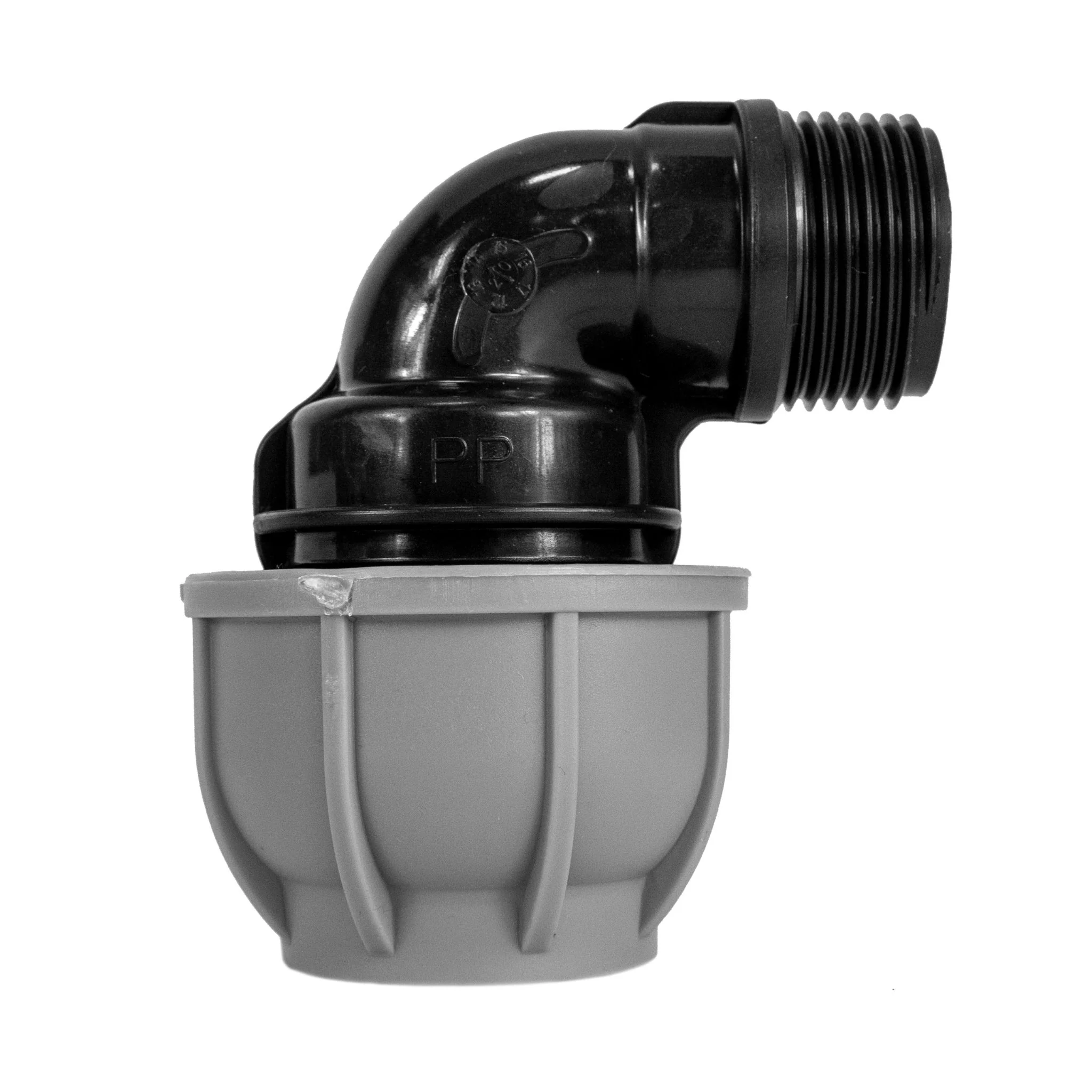 IBC 6-inch Cap Kit with 32mm MDPE Elbow - Image 3