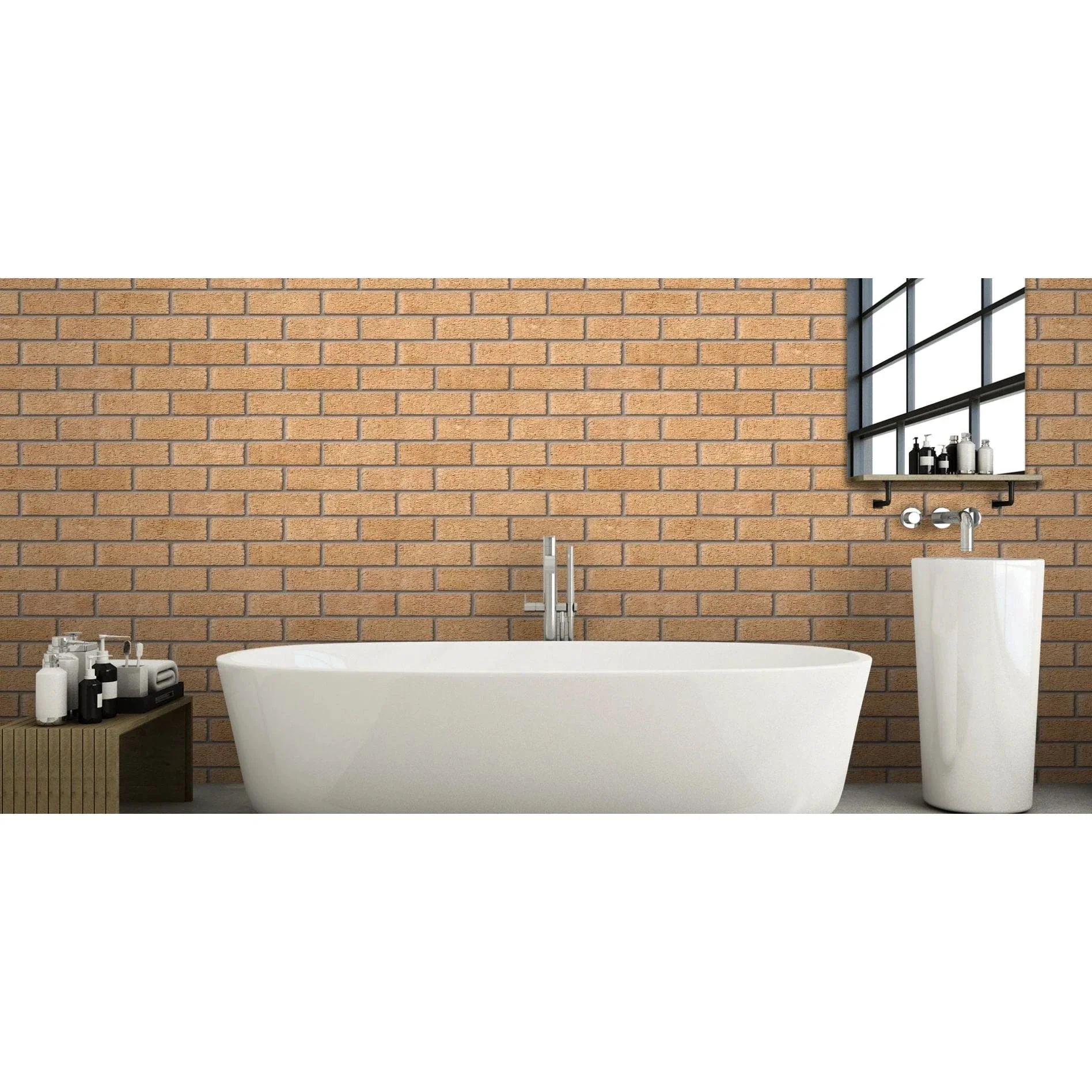 Ibstock Anglian Buff Multi Rustic Brick 65mm - Image 3
