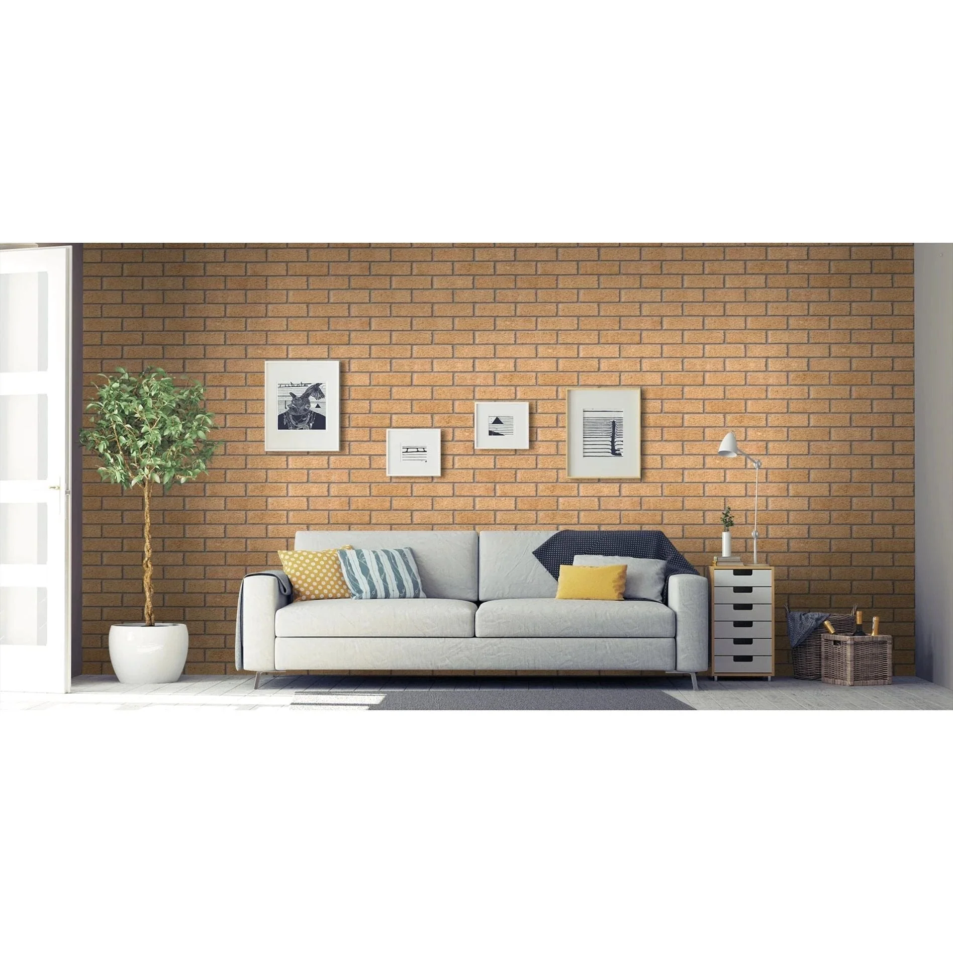 Ibstock Anglian Buff Multi Rustic Brick 65mm - Image 5