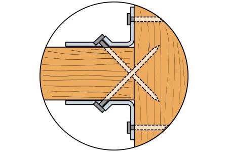 Joist Hanger 47mm Timber to Timber - Image 4