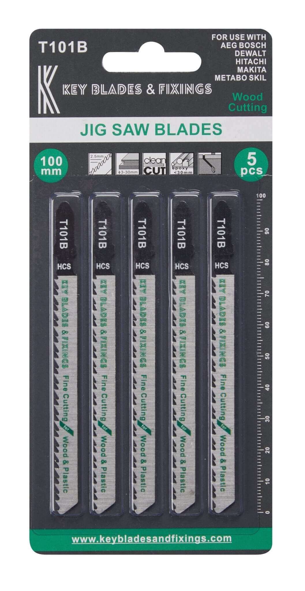 T101B Jigsaw Blades 5 Pack - 1111 - Image 2