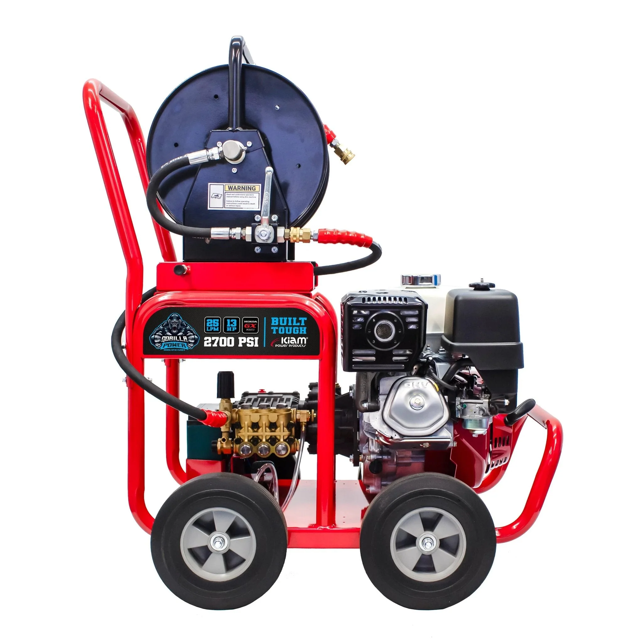 Kiam GORILLA POWER® 2700PSI 25LPM 13HP Petrol Pressure Washer Honda GX390 Engine - Image 4